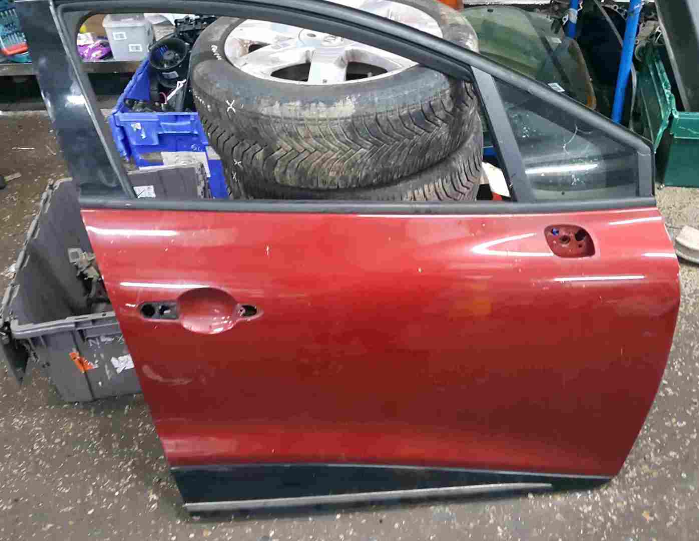 Renault Clio MK4 2013-2018 Drivers OSF Front Door Red TENPK