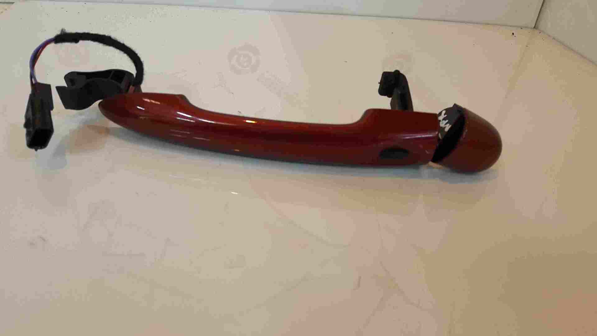 Renault Clio MK4 2013-2018 Drivers OSF Front Exterior Door Handle Red TENPK
