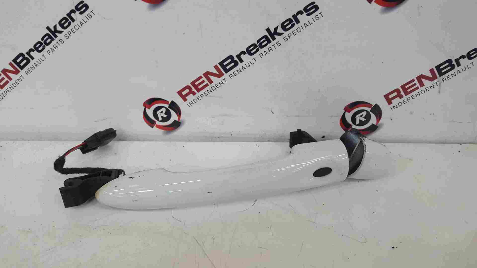 Renault Clio MK4 2013-2018 Drivers OSF Front Exterior Handle White 808400004R