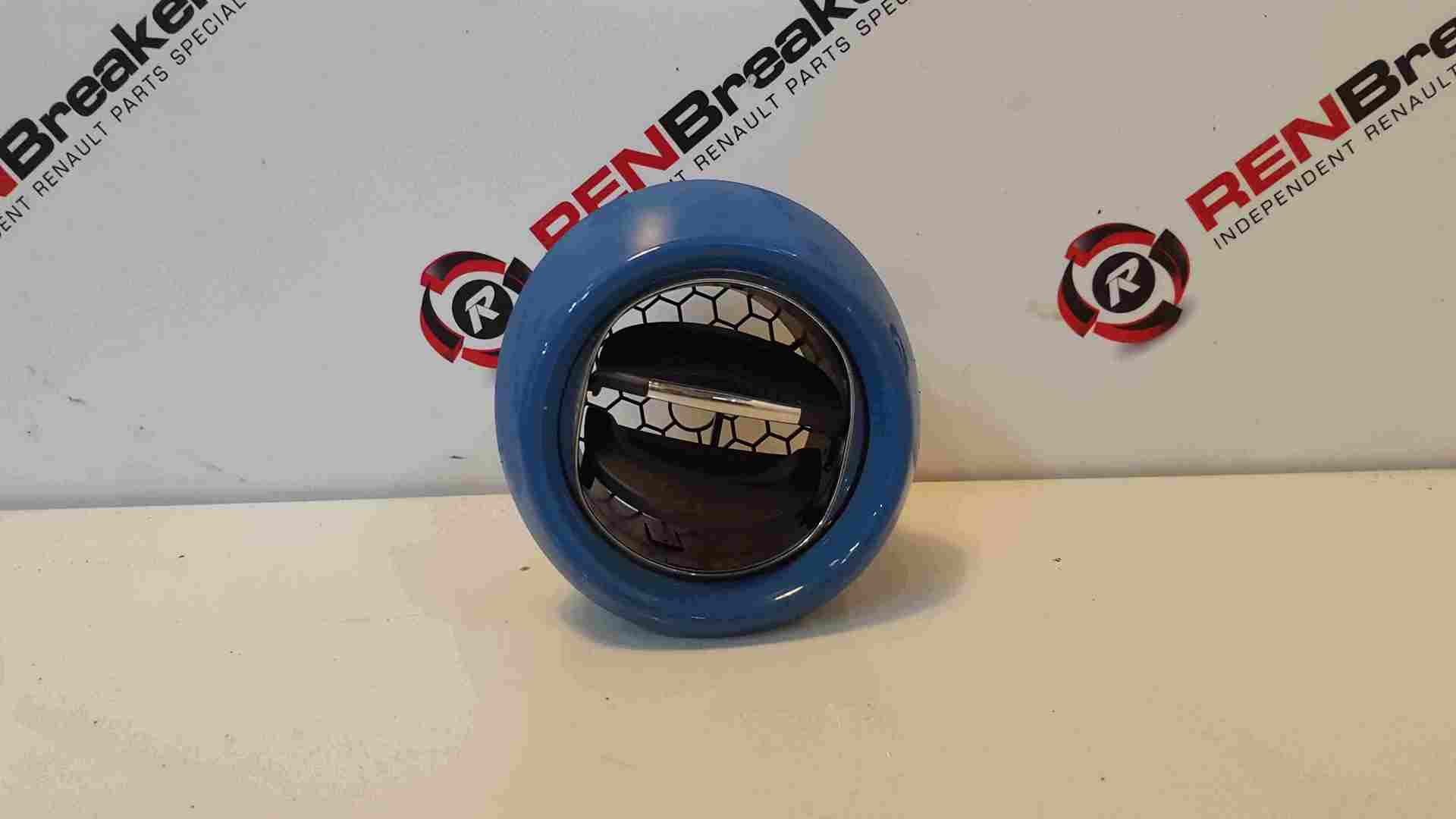 Renault Clio MK4 2013-2018 Drivers OSF Front Heater Vent Blue Surround