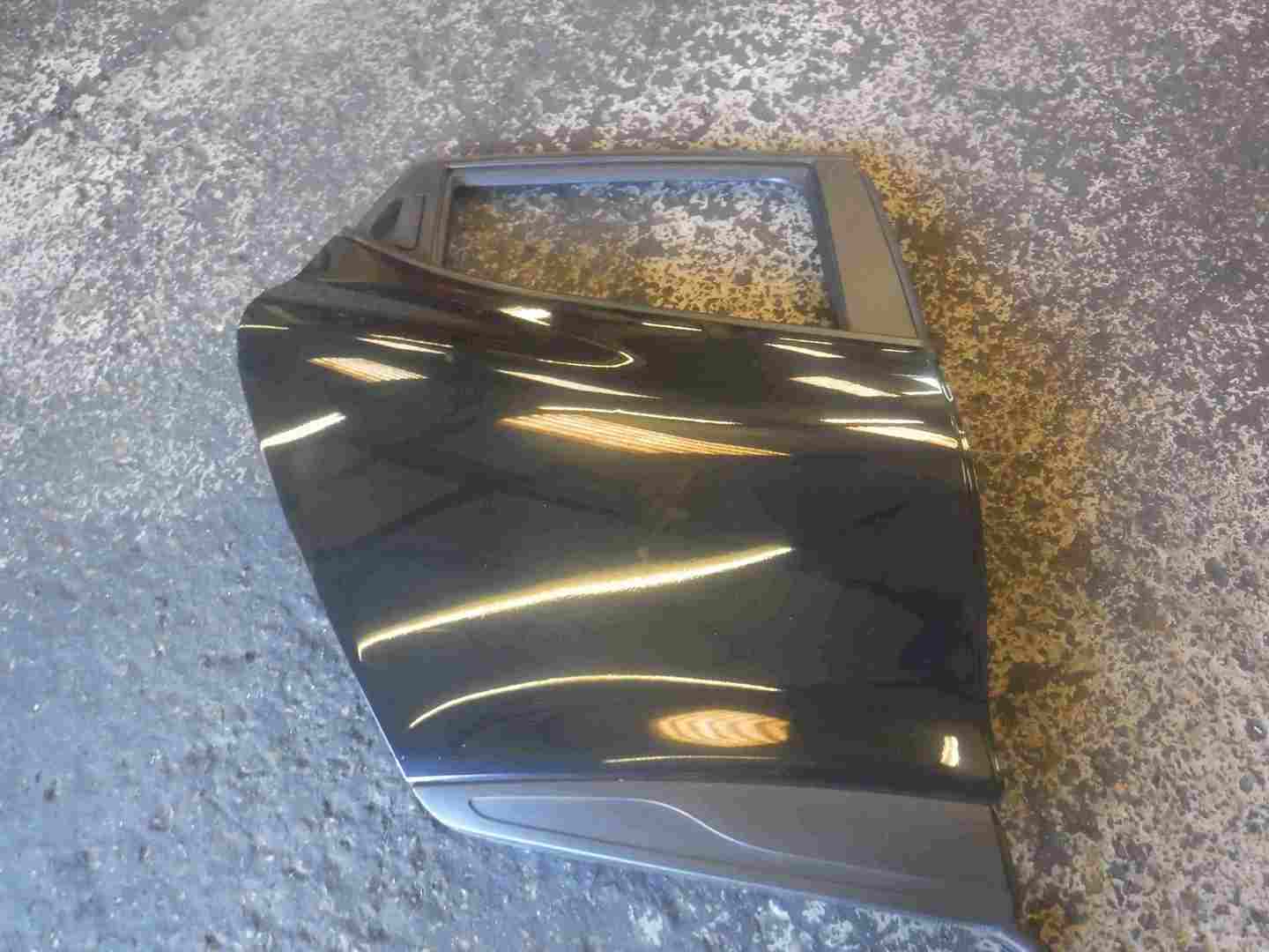 Renault Clio MK4 2013-2018 Drivers OSR Rear Door Black TEGNE