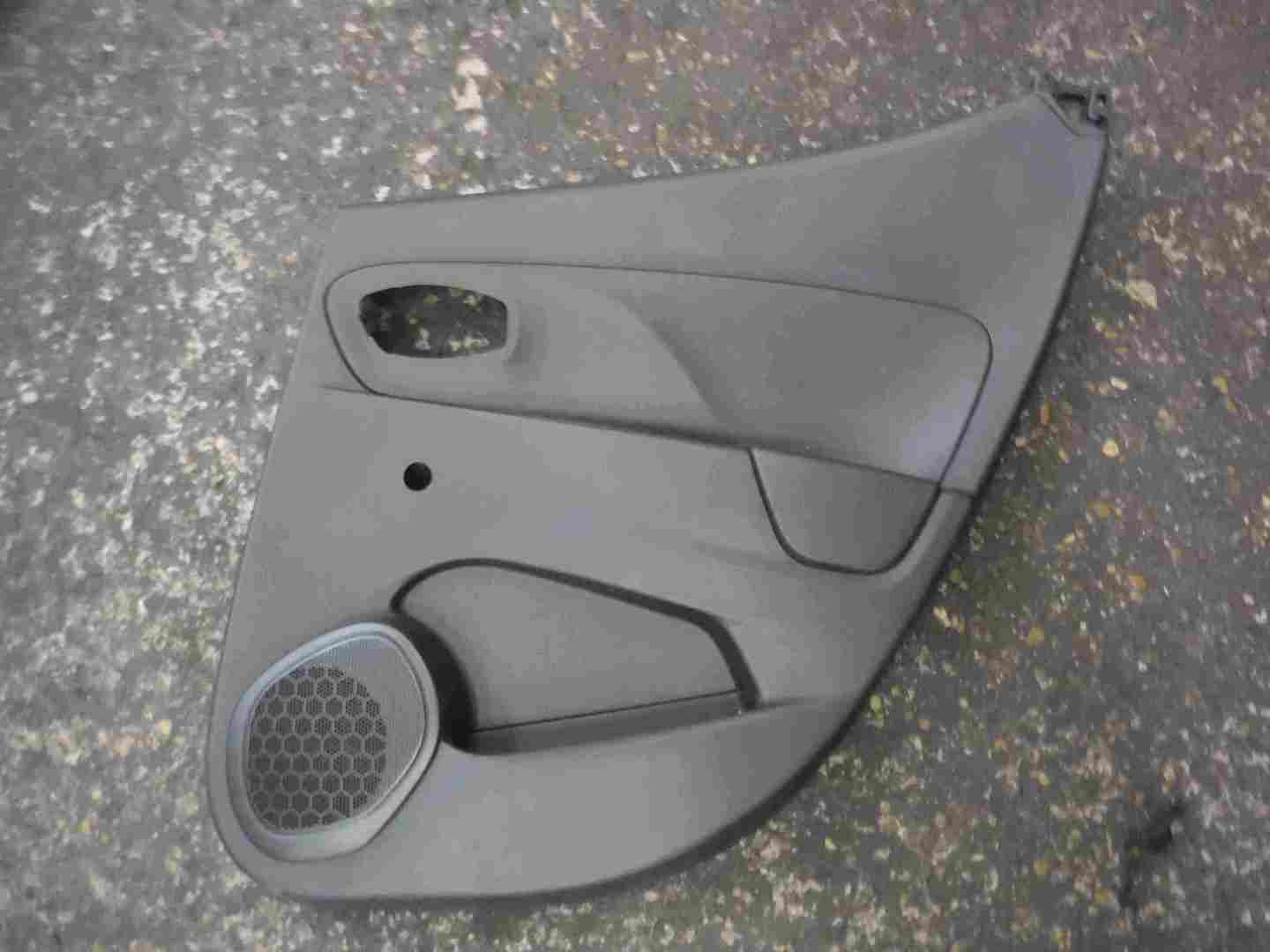 Renault Clio MK4 2013-2018 Drivers OSR Rear Door Card Plain Black 829A07547R
