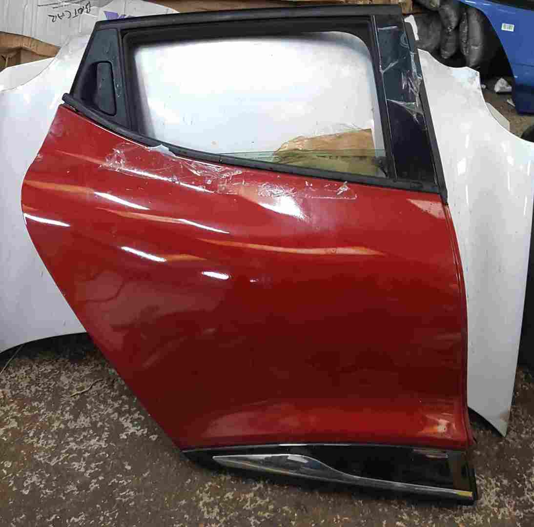 Renault Clio MK4 2013-2018 Drivers OSR Rear Door Red TENPK