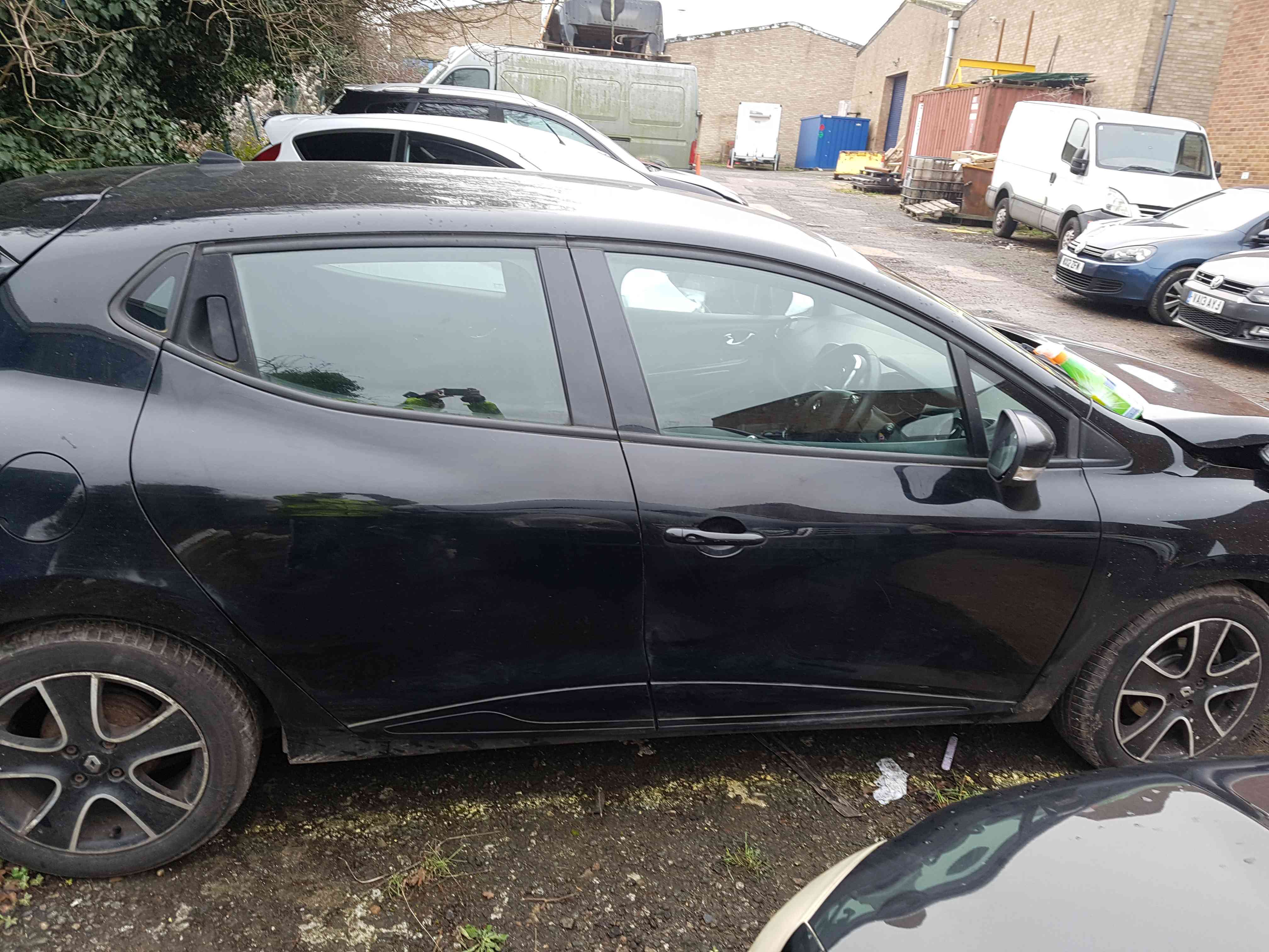 Thumb 2 Renault Clio MK4 2013-2018 Drivers OSR Rear Door Tegne Black Trim Gloss