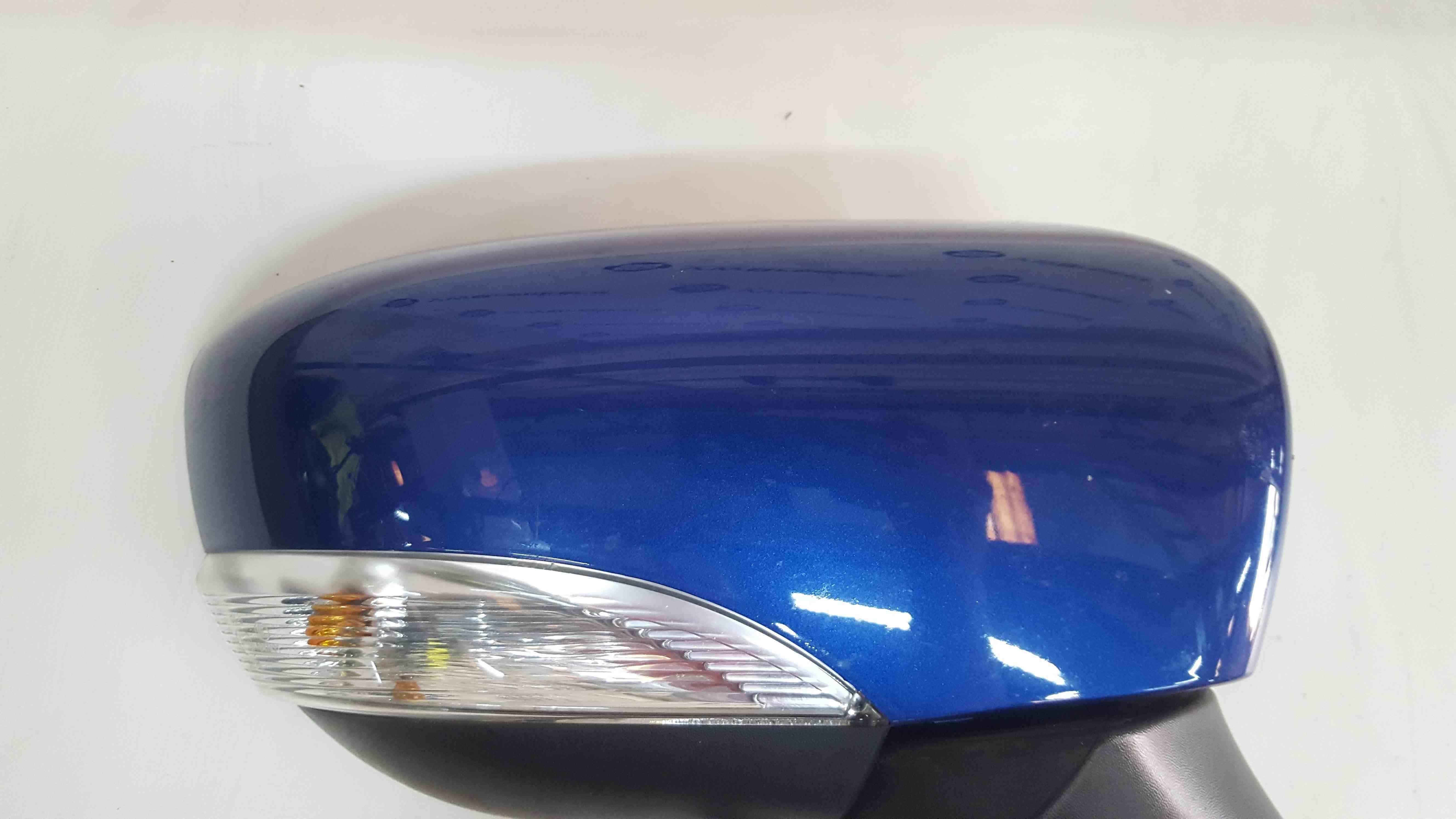 Renault Clio MK4 2013-2018 Drivers Os Wing Mirror Blue Terqh Folding
