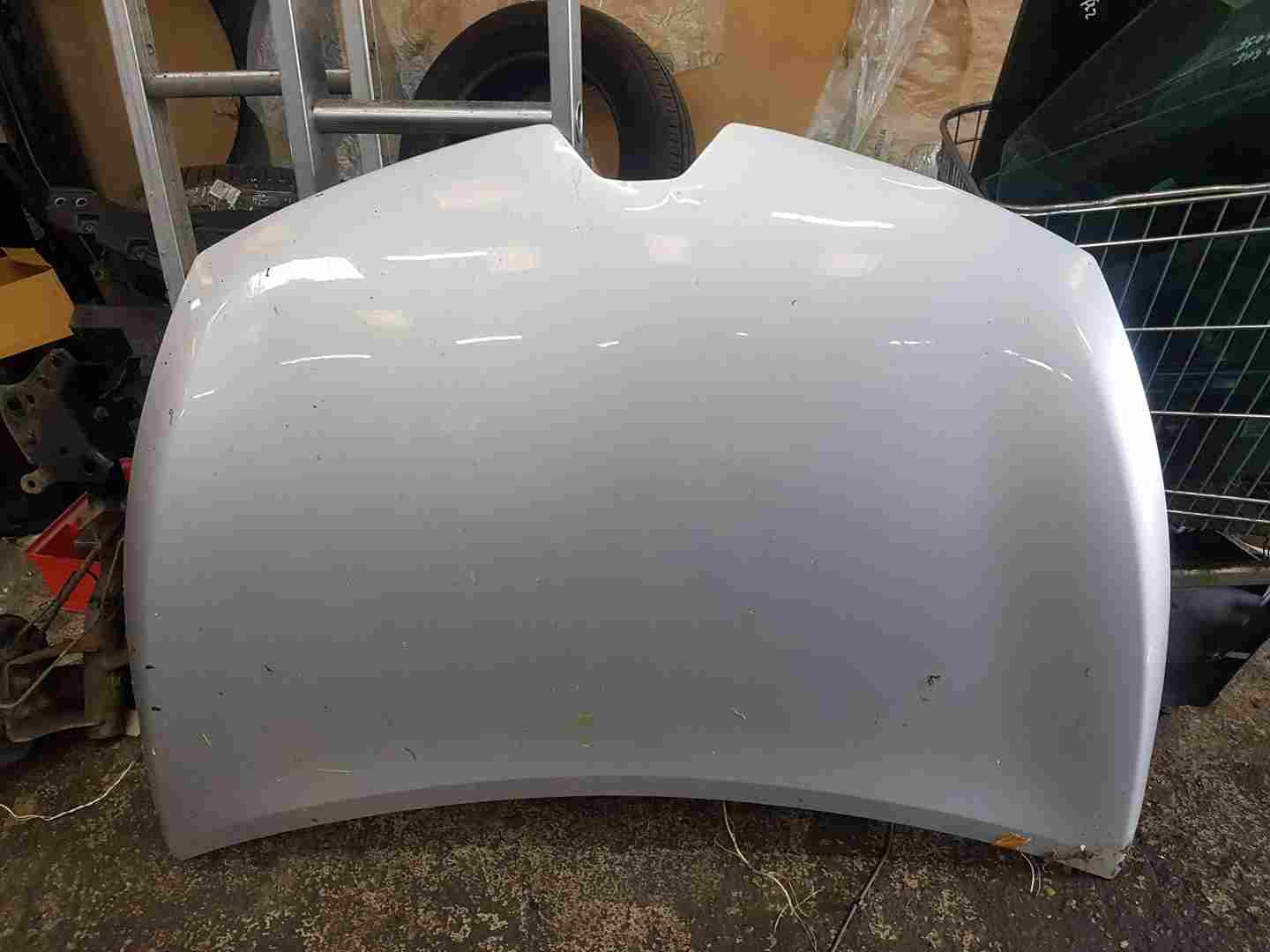 Renault Clio MK4 2013-2018 Front Bonnet Silver Ted69