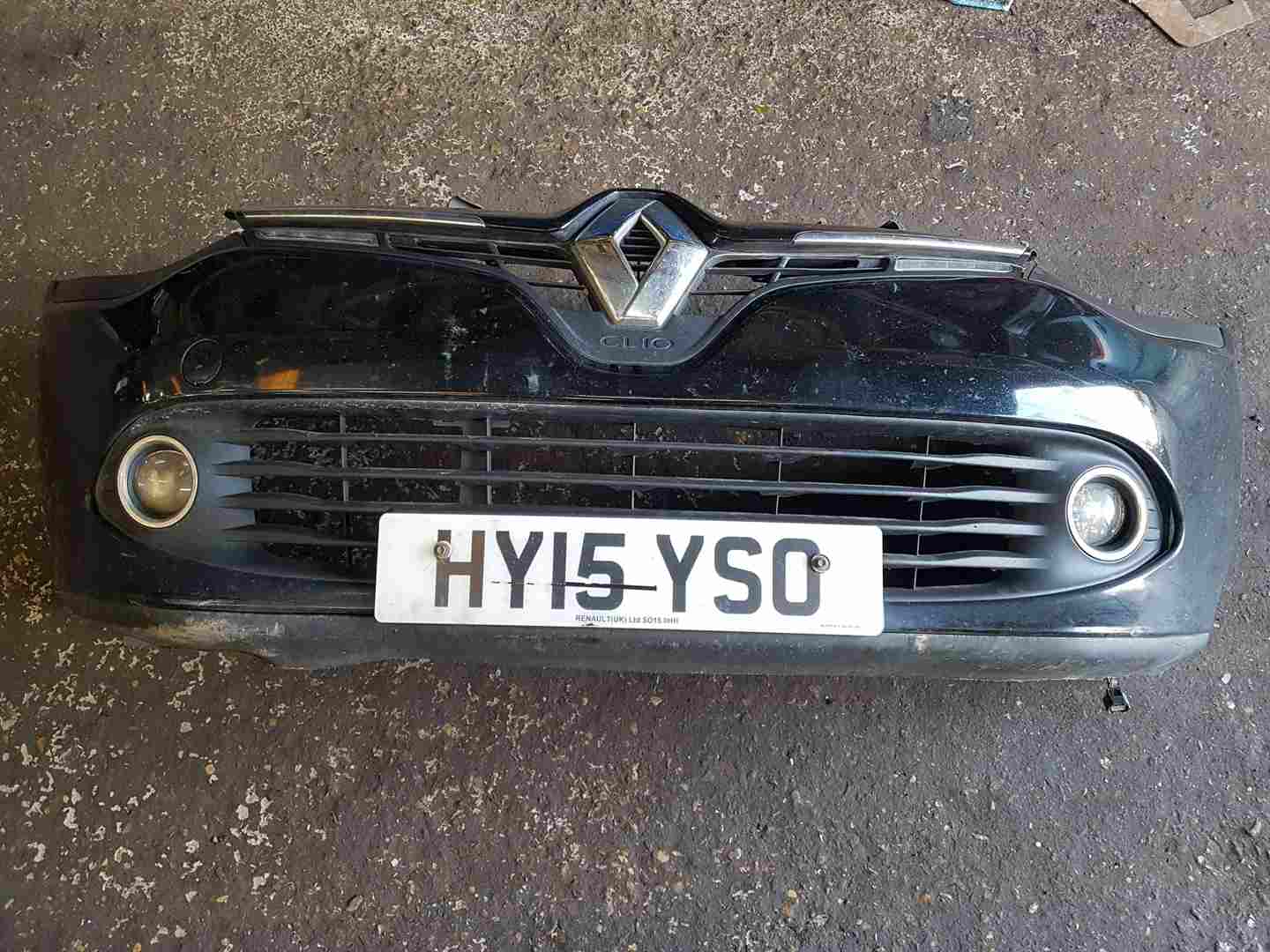 Renault Clio MK4 2013-2018 Front Bumper Black Tegne