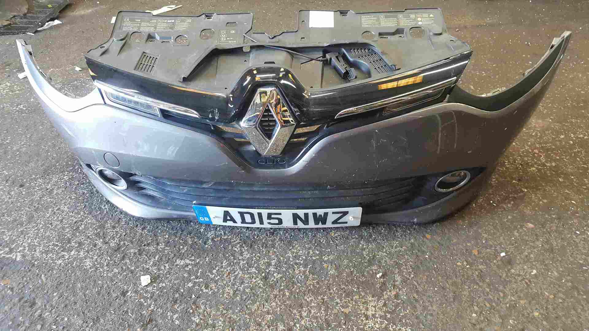 Thumb 5 Renault Clio MK4 2013-2018 Front Bumper Grey TEKNG
