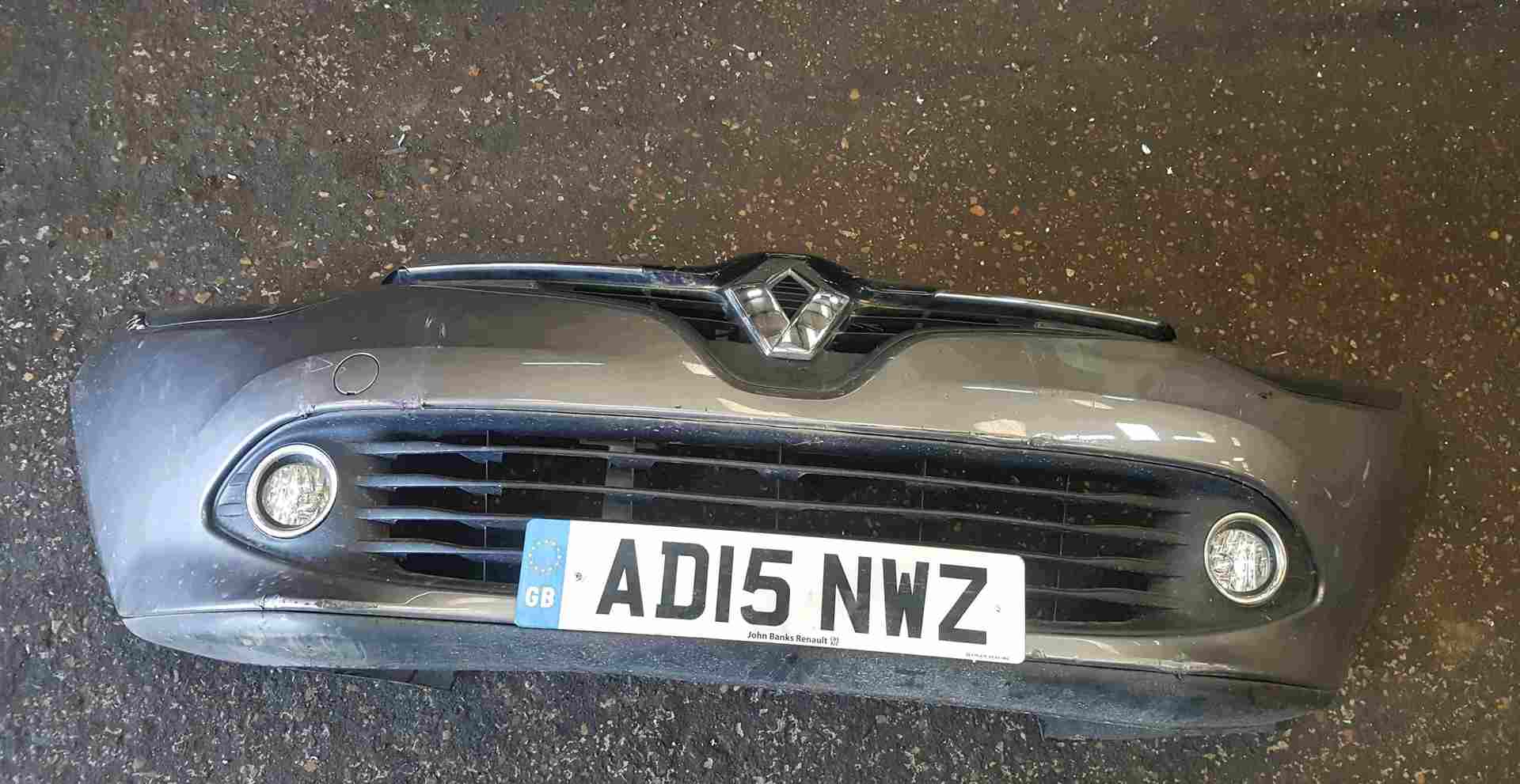 Renault Clio MK4 2013-2018 Front Bumper Grey TEKNG