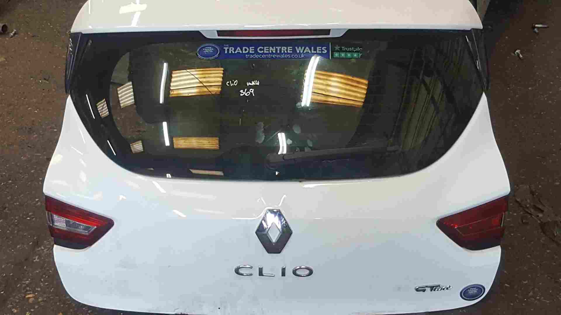 Renault Clio MK4 2013-2018 GT Rear Tailgate Boot White 369