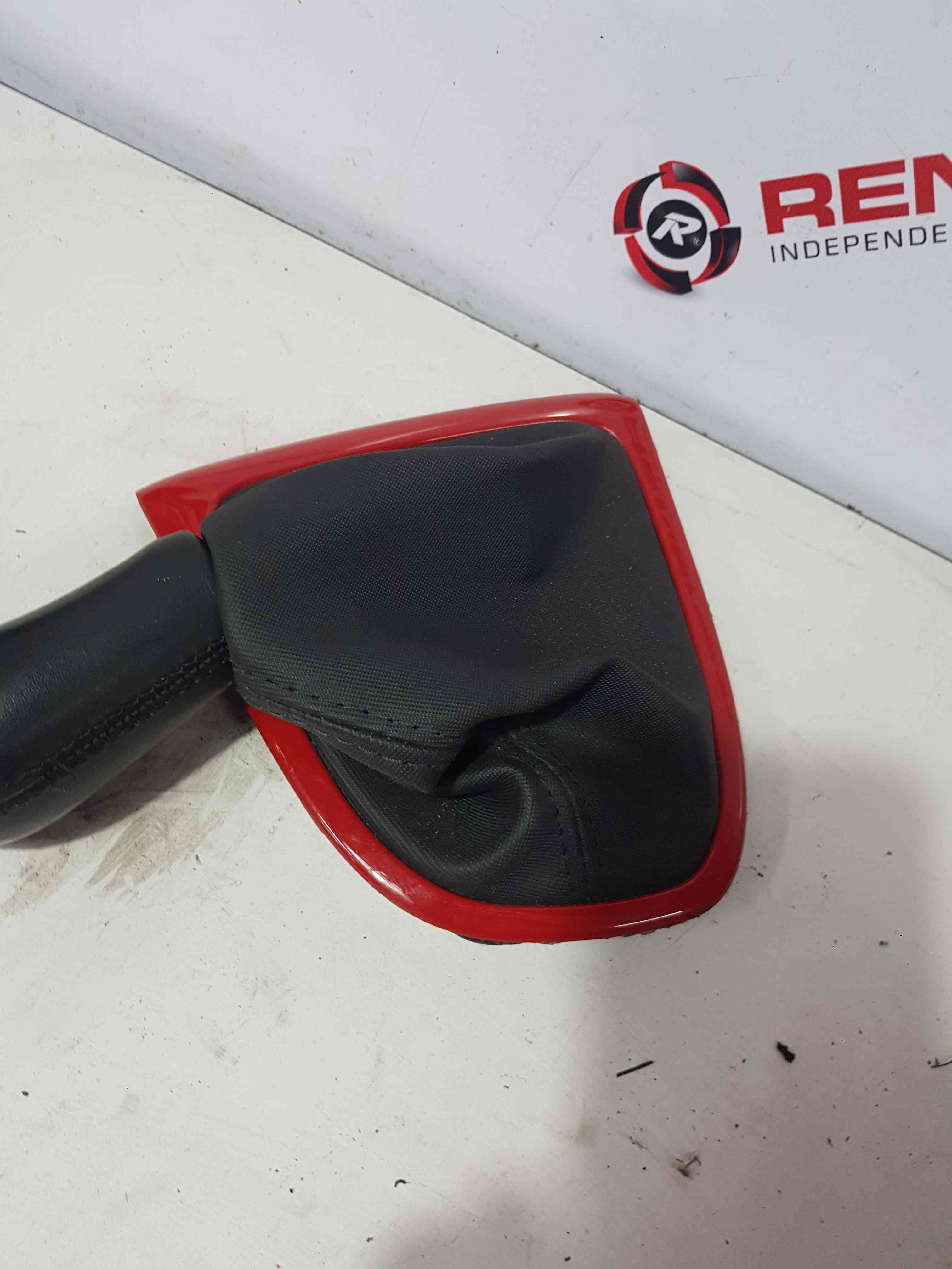 Thumb 2 Renault Clio MK4 2013-2018 Gearstick Gaitor Surround Trim RED