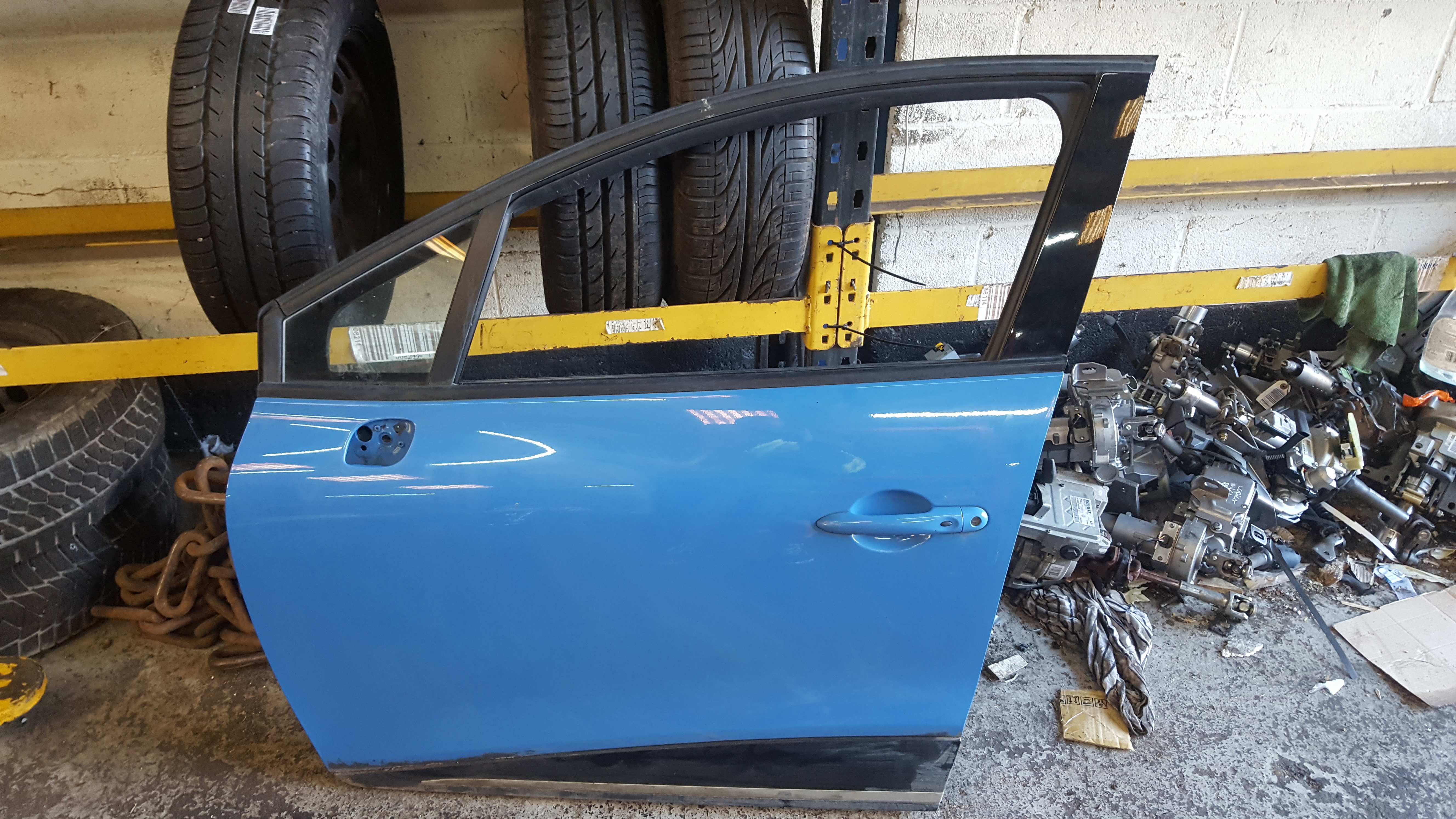 Renault Clio MK4 2013-2018 Passenger  NSF Front Door Blue Ovrpj 5door 