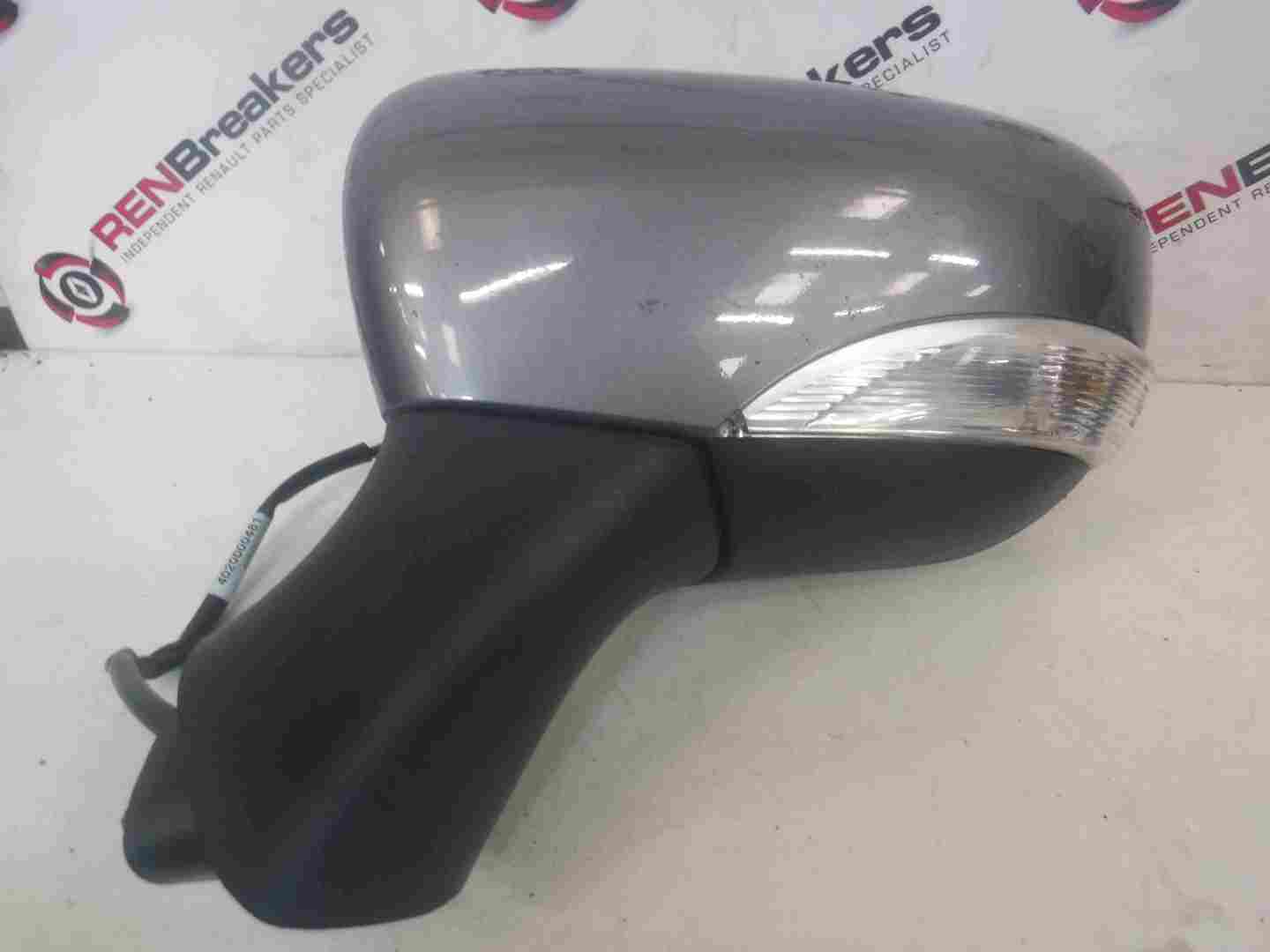 Renault Clio MK4 2013-2018 Passenger NS Wing Mirror Grey TEKNG 963026829R