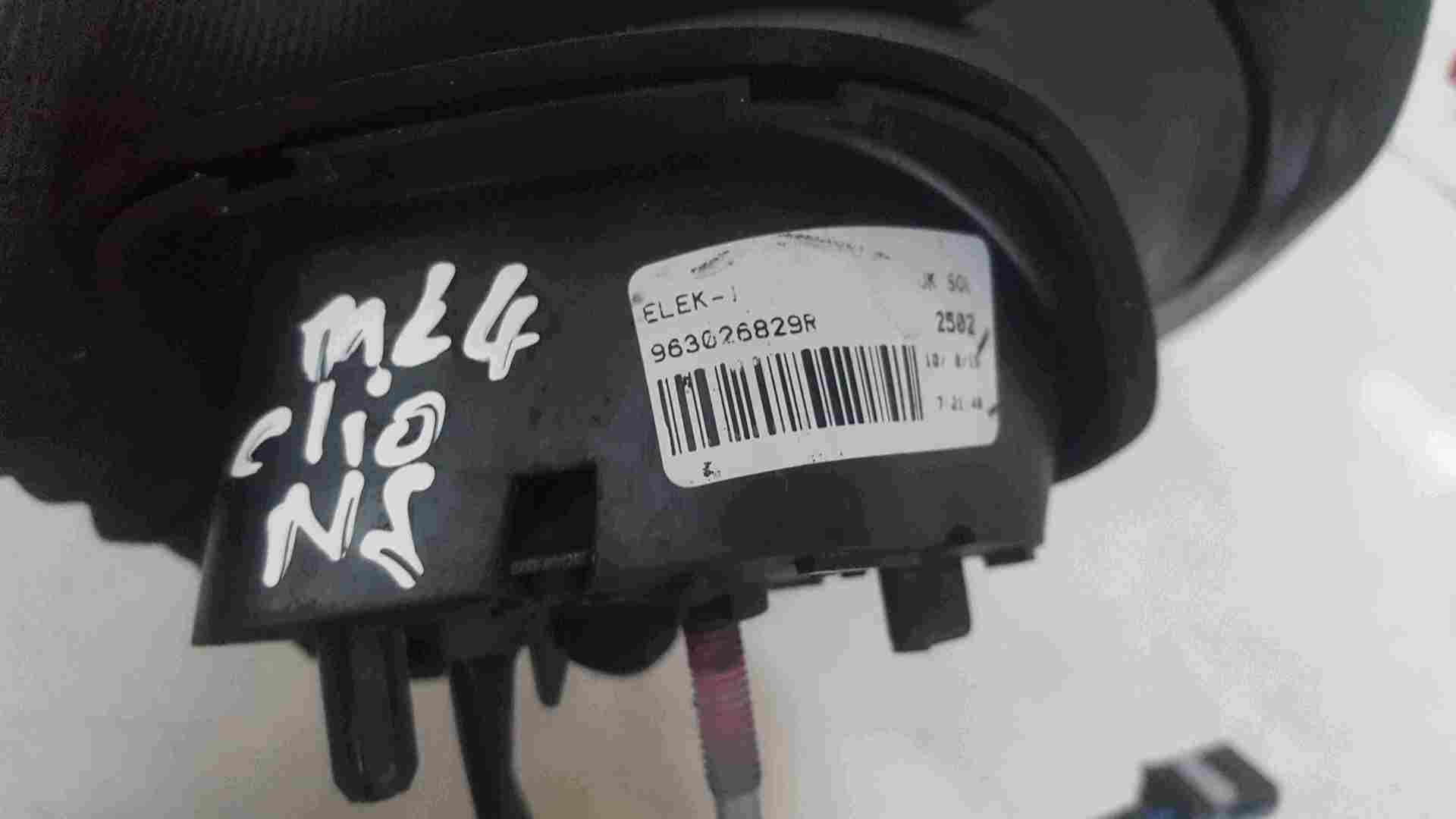 Thumb 3 Renault Clio MK4 2013-2018 Passenger NS Wing Mirror Plain Black 963026829R