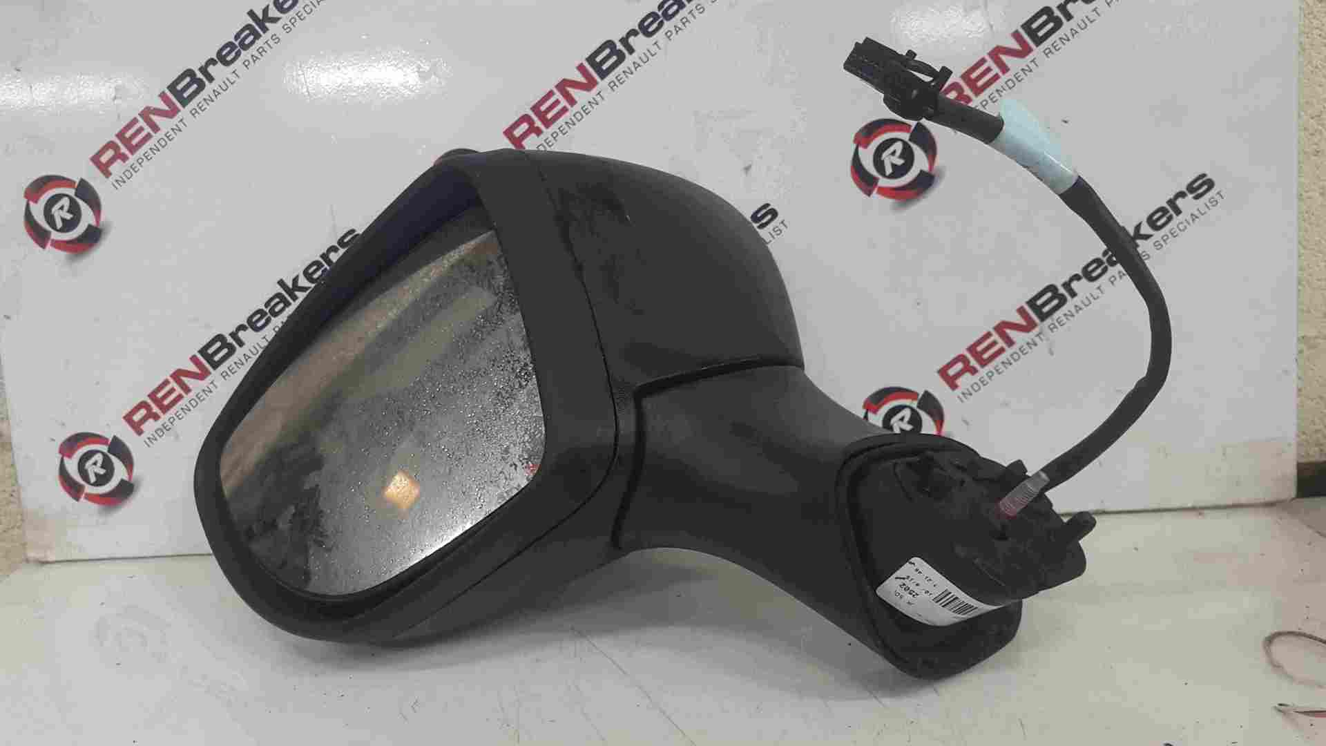 Thumb 5 Renault Clio MK4 2013-2018 Passenger NS Wing Mirror Plain Black 963026829R