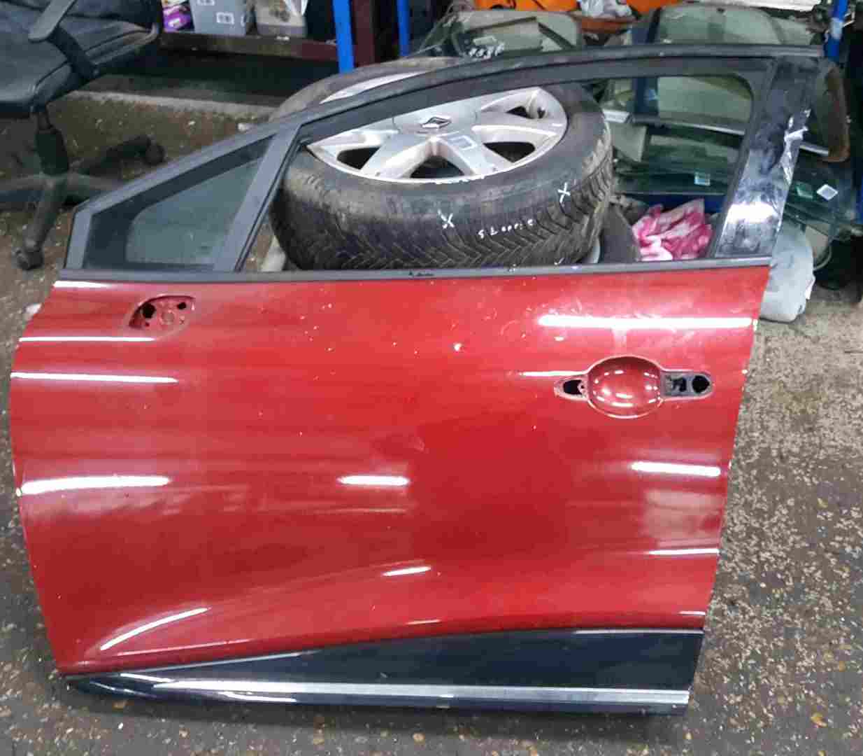 Renault Clio MK4 2013-2018 Passenger NSF Front Door Red TENPK