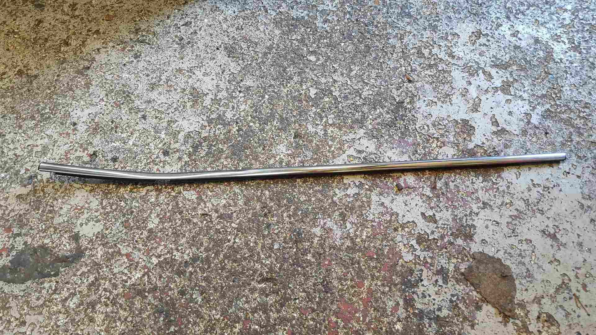 Renault Clio MK4 2013-2018 Passenger NSF Front Door Trim Chrome Silver