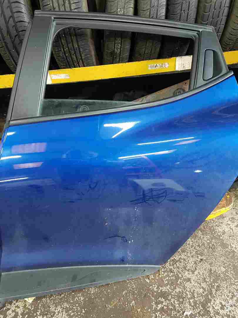 Thumb 2 Renault Clio MK4 2013-2018 Passenger NSR Rear Door Blue Terqh