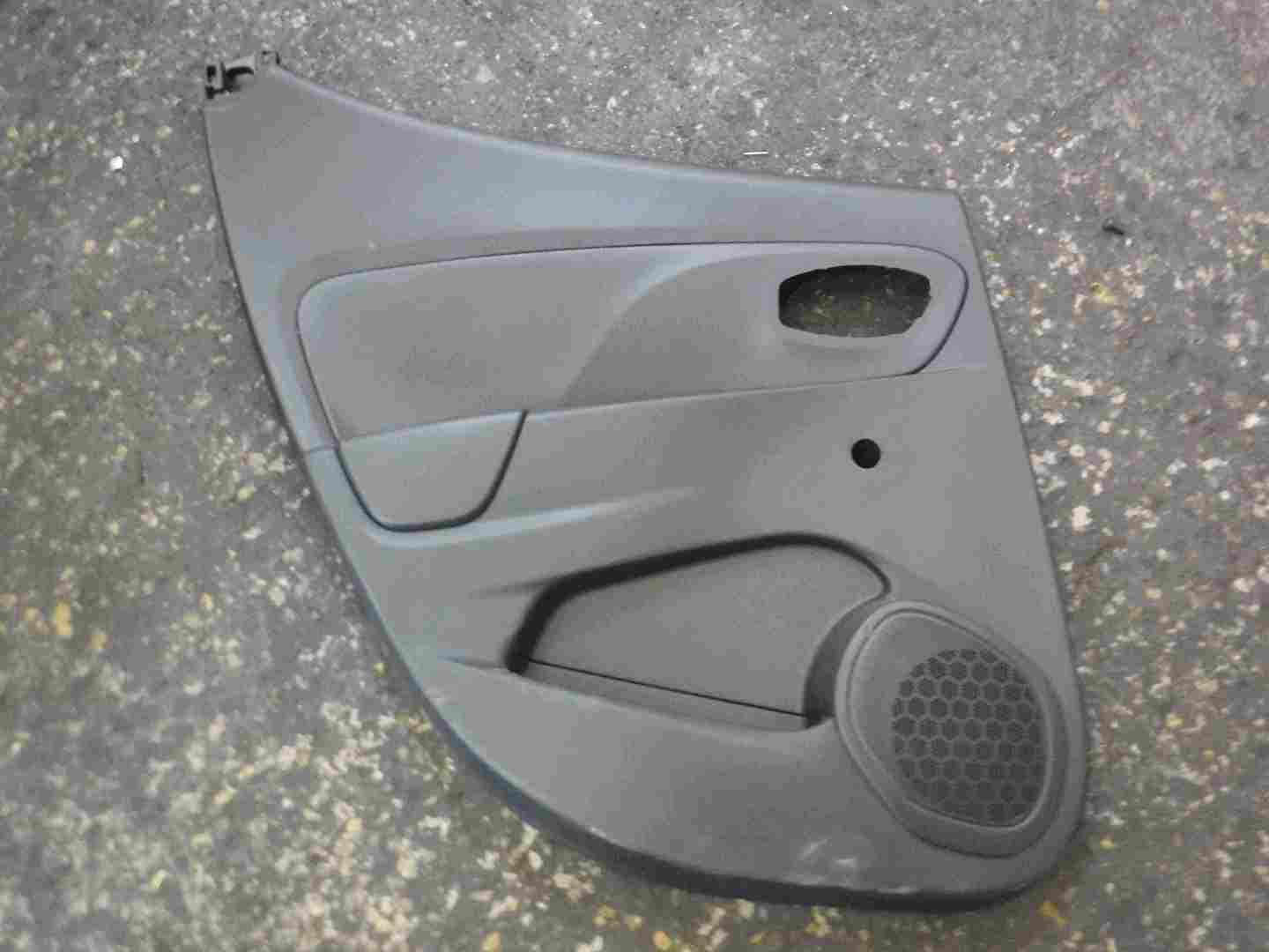Renault Clio MK4 2013-2018 Passenger NSR Rear Door Card Plain Black 829A15507R