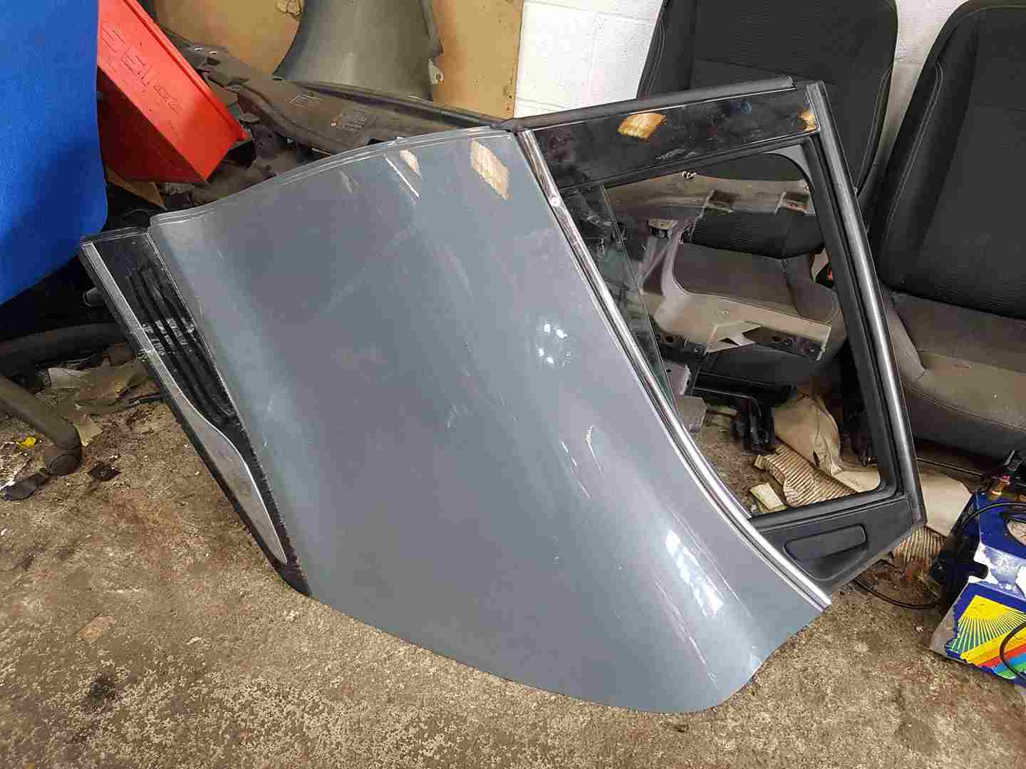 Renault Clio MK4 2013-2018 Passenger NSR Rear Door Grey Blue OVKPW