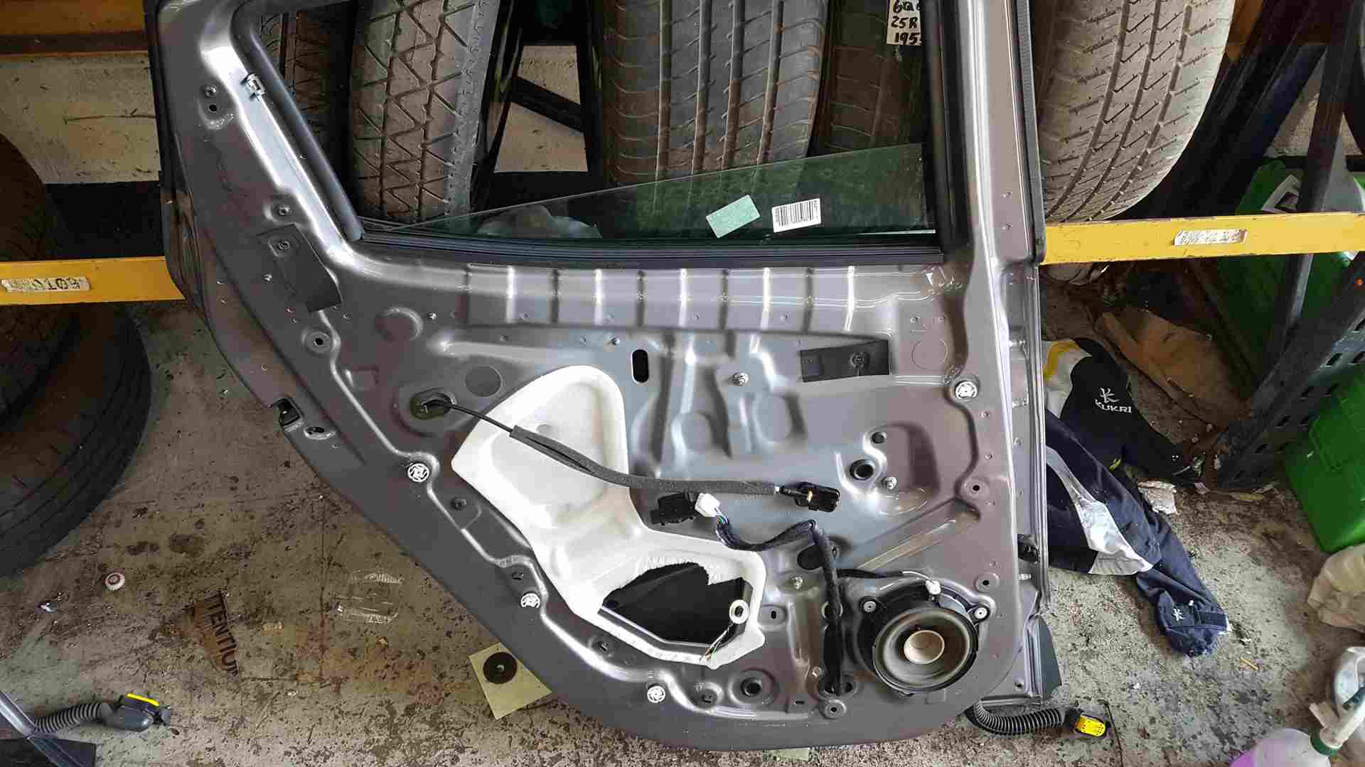 Thumb 2 Renault Clio MK4 2013-2018 Passenger NSR Rear Door Grey TEKNG