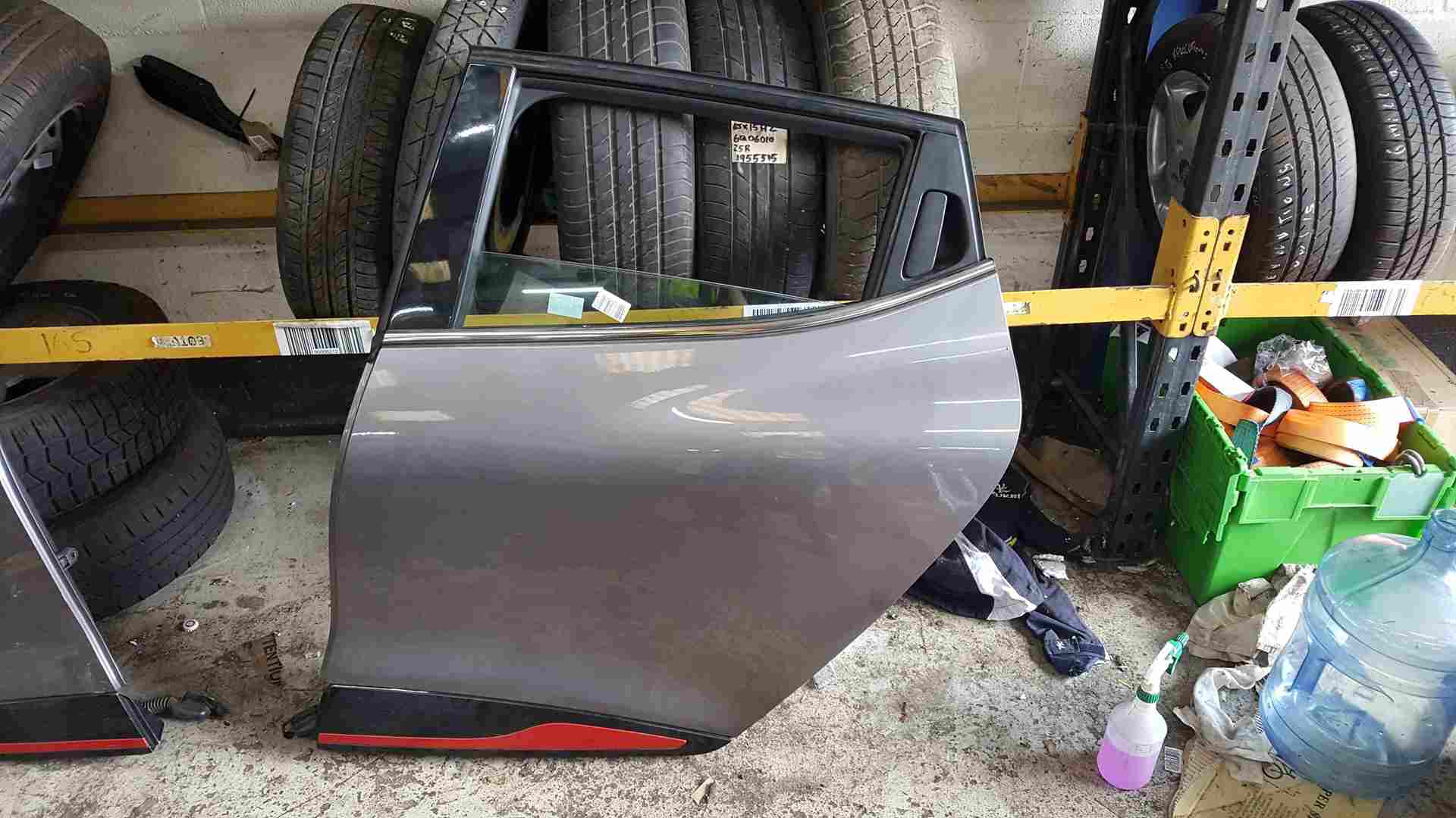 Renault Clio MK4 2013-2018 Passenger NSR Rear Door Grey TEKNG