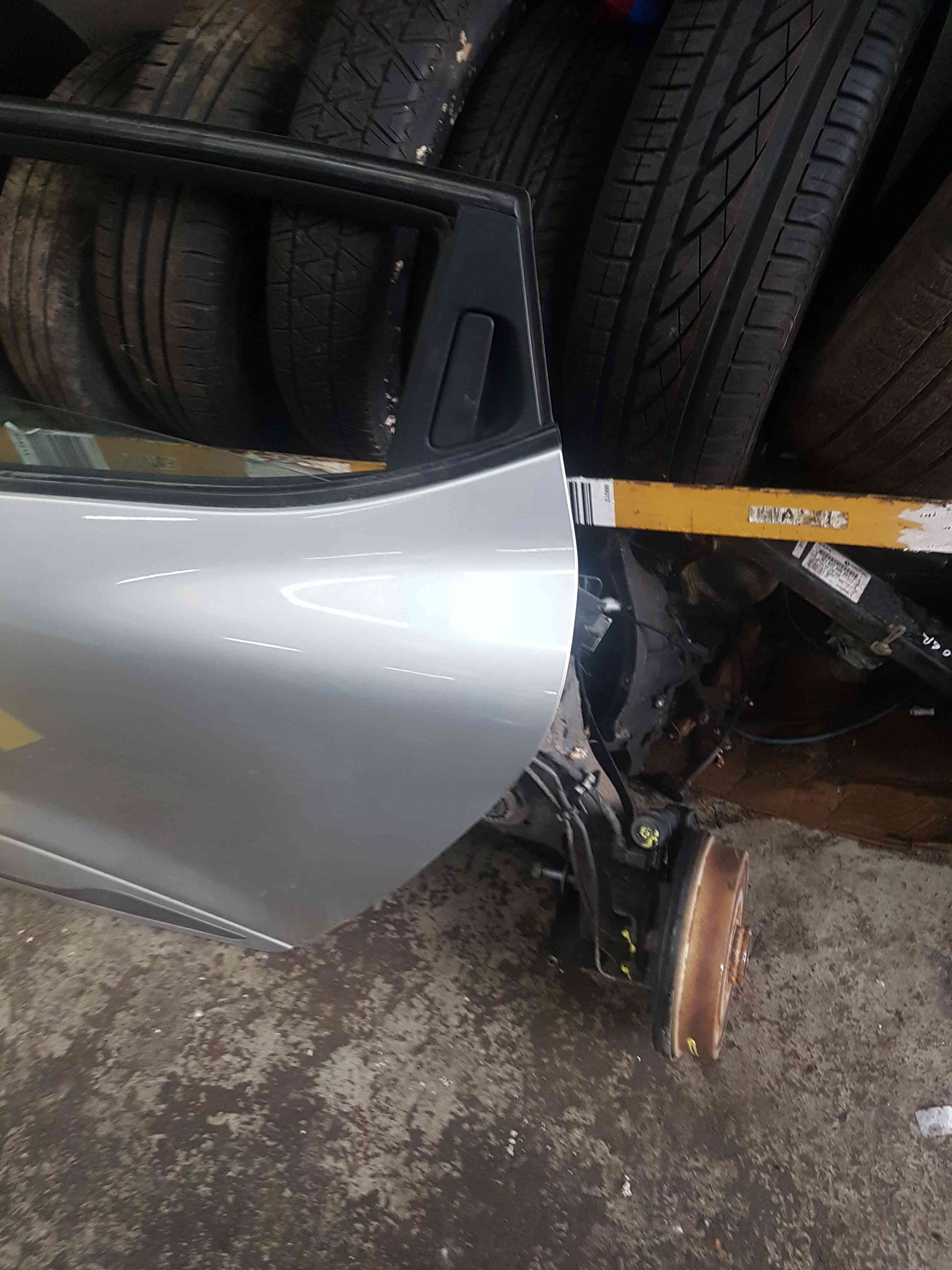 Thumb 2 Renault Clio MK4 2013-2018 Passenger NSR Rear Door Silver Ted69 Grade A