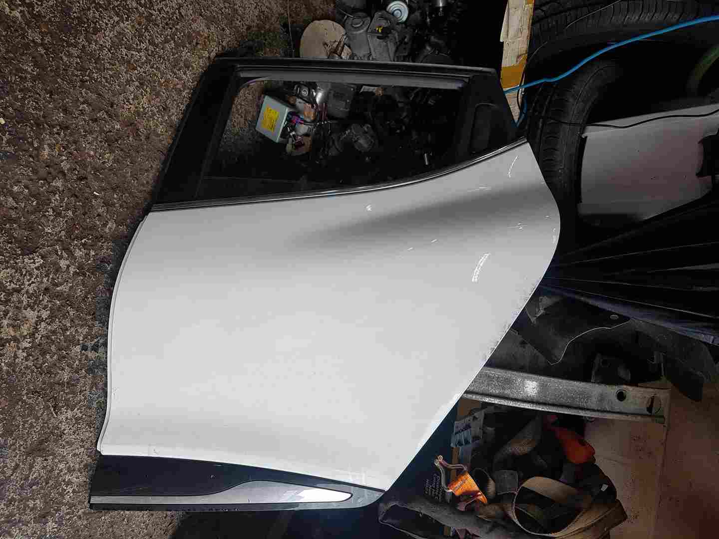 Renault Clio MK4 2013-2018 Passenger NSR Rear Door White Ov369