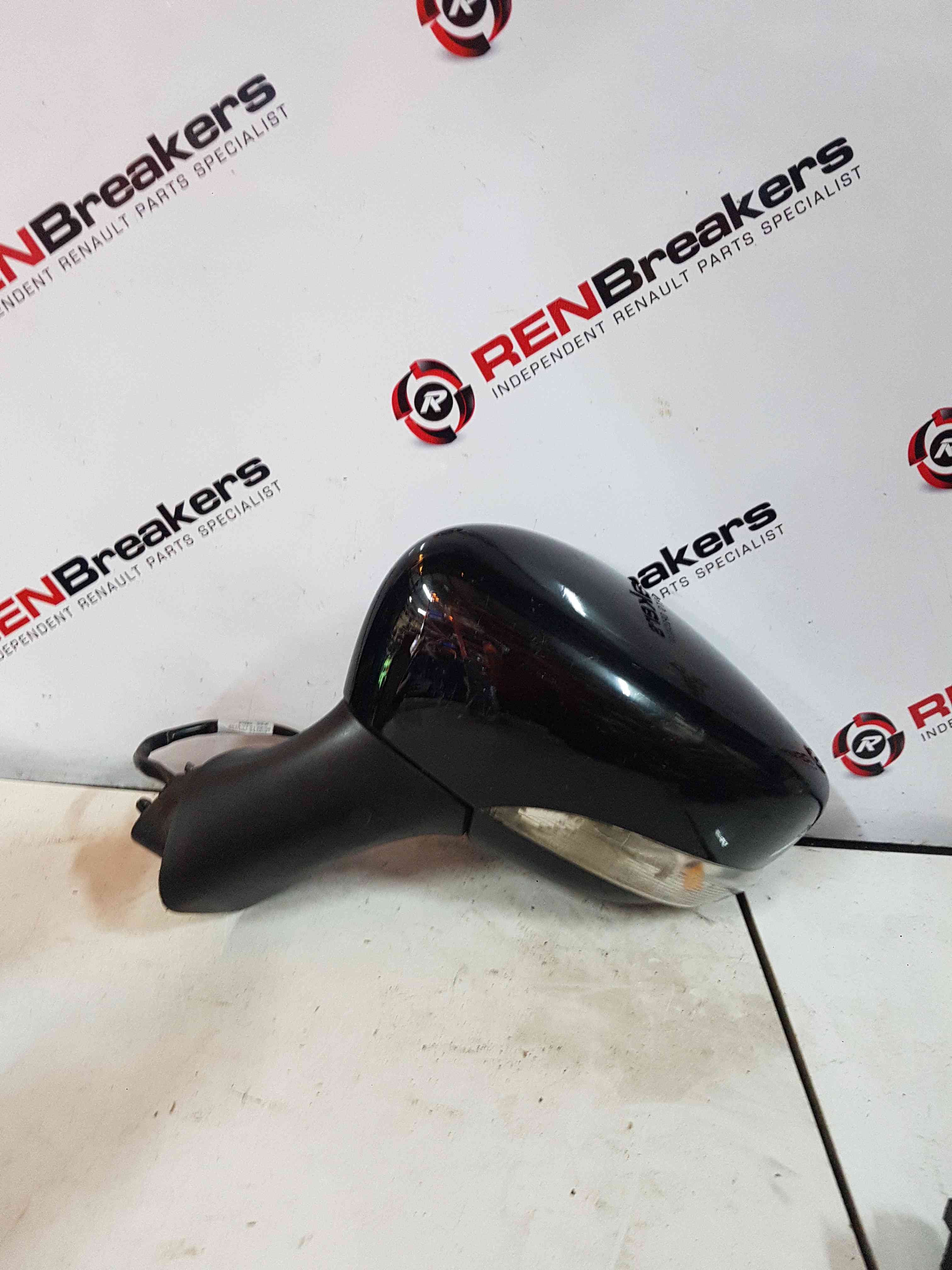 Thumb 2 Renault Clio MK4 2013-2018 Passenger Ns Wing Mirror Black Tegne 963026829R