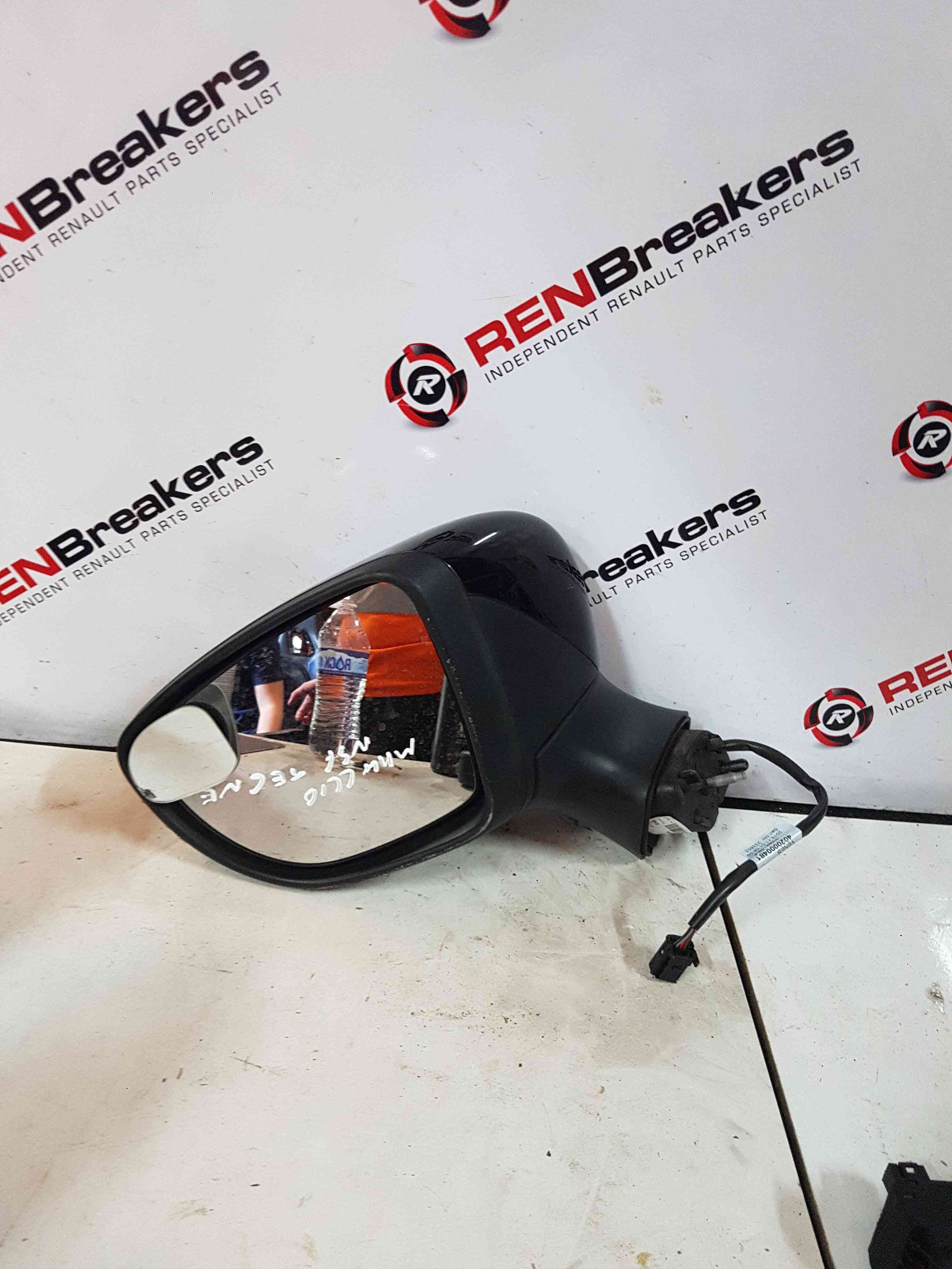 Thumb 5 Renault Clio MK4 2013-2018 Passenger Ns Wing Mirror Black Tegne 963026829R