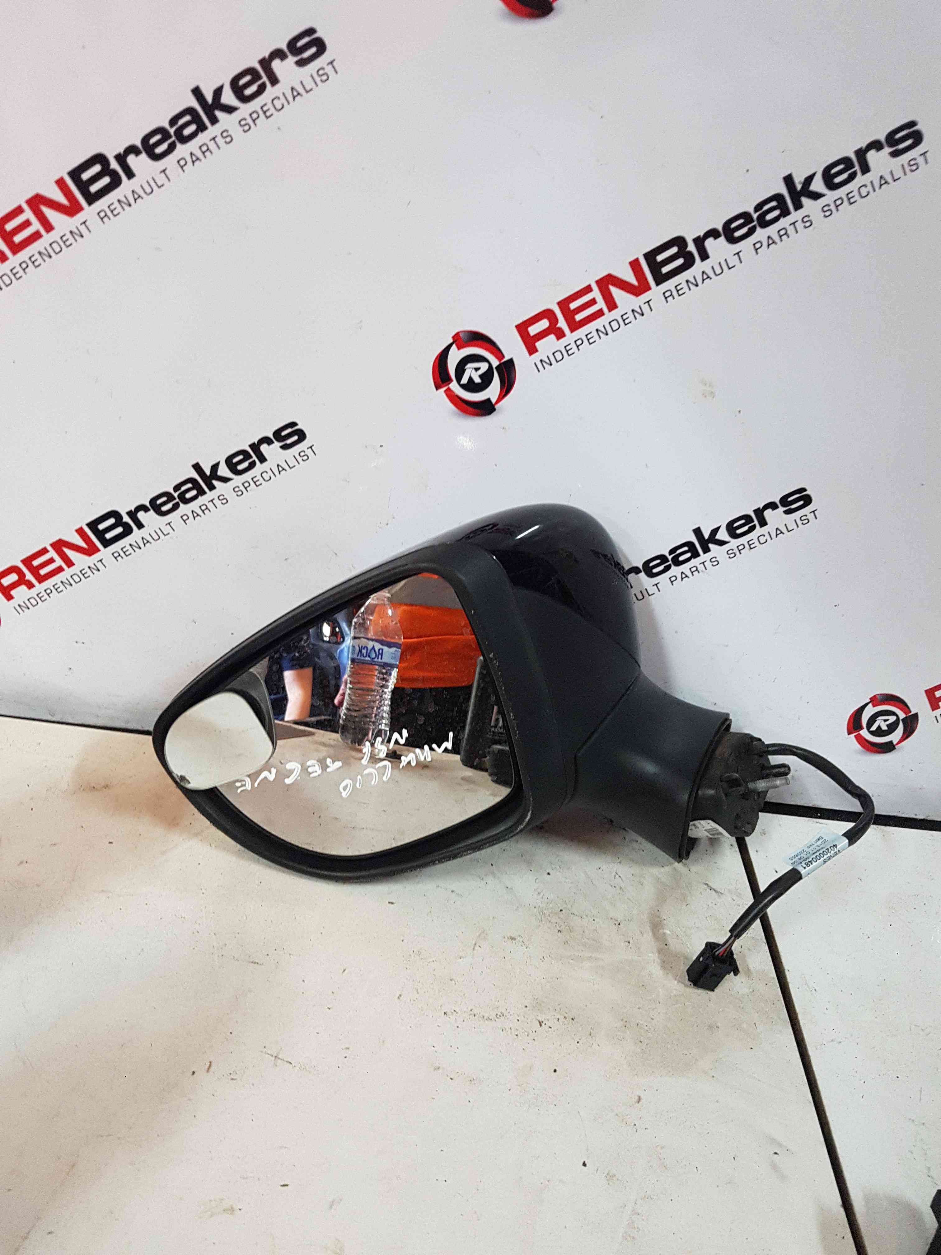 Thumb 6 Renault Clio MK4 2013-2018 Passenger Ns Wing Mirror Black Tegne 963026829R