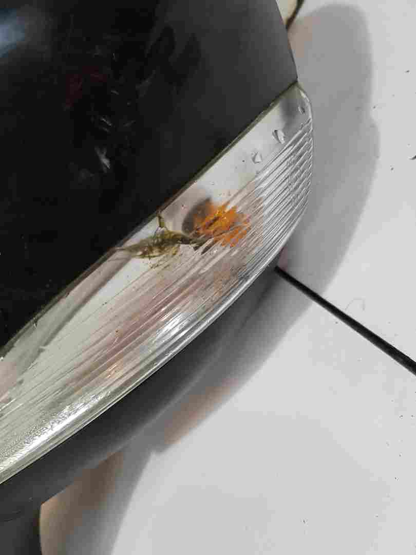 Thumb 2 Renault Clio MK4 2013-2018 Passenger Ns Wing Mirror Black Tegne Power Fold crack