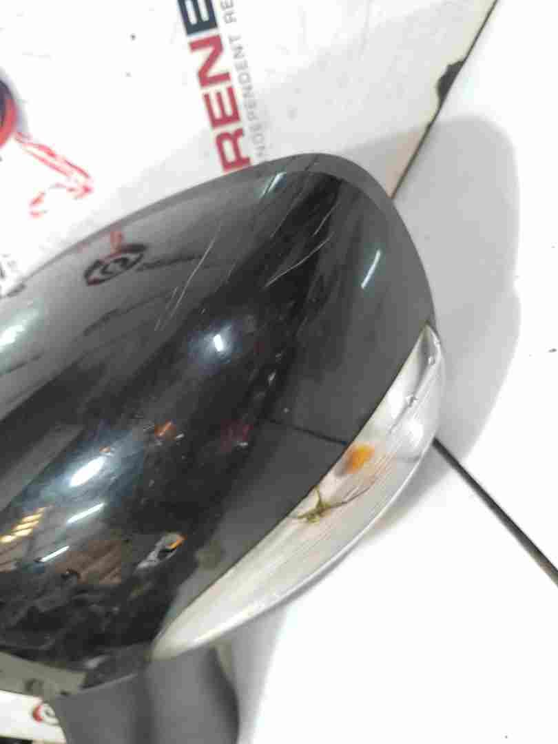 Thumb 3 Renault Clio MK4 2013-2018 Passenger Ns Wing Mirror Black Tegne Power Fold crack