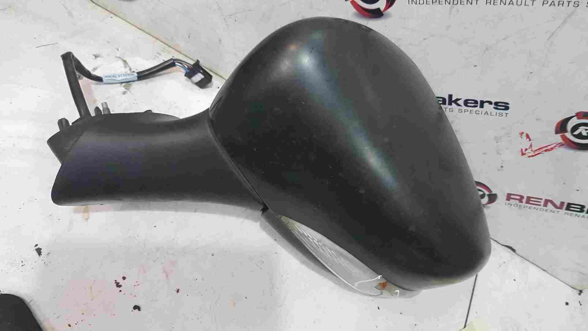 Thumb 3 Renault Clio MK4 2013-2018 Passenger Ns Wing Mirror Plain Black 