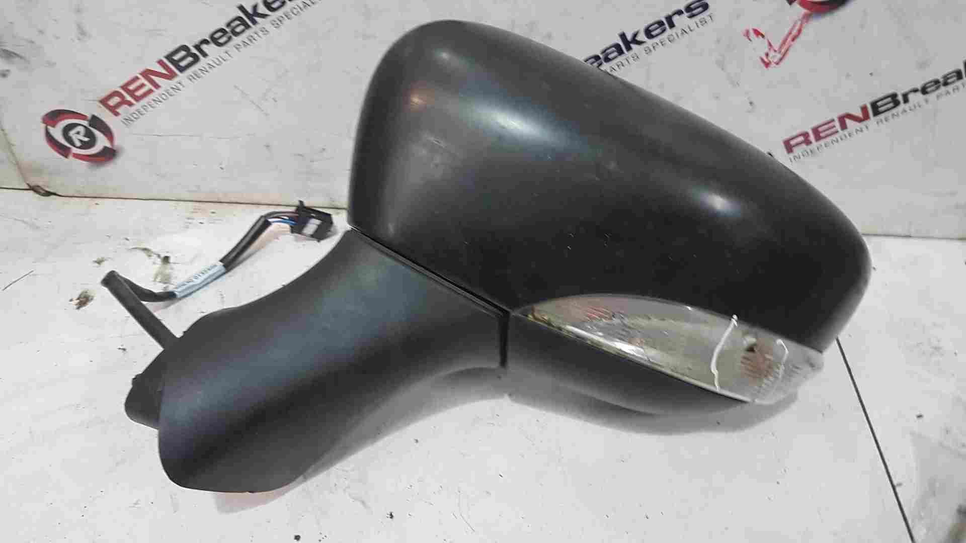 Thumb 5 Renault Clio MK4 2013-2018 Passenger Ns Wing Mirror Plain Black 