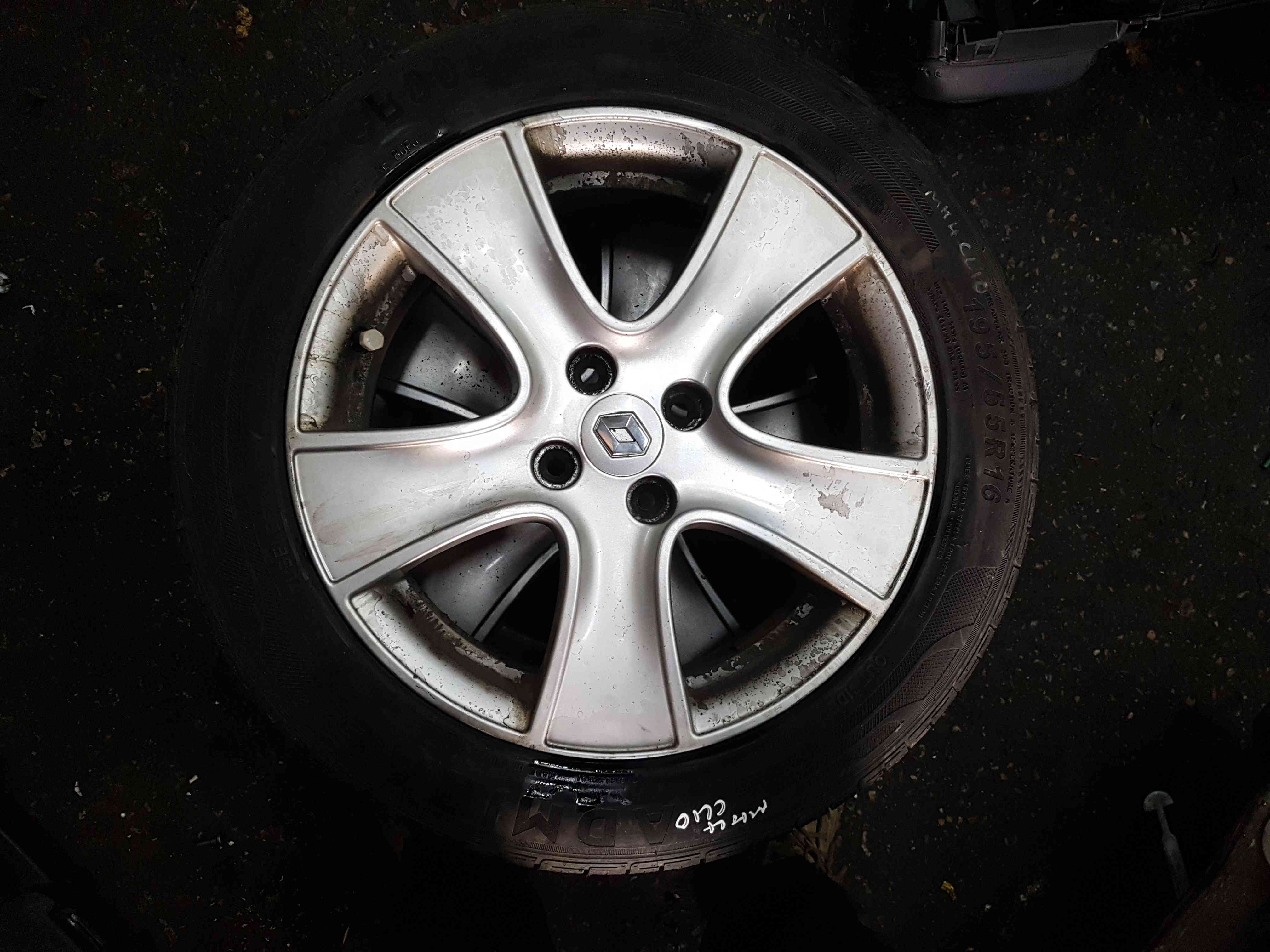 Thumb 3 Renault Clio MK4 2013-2018 Passion Alloy Wheel + Tyre 195 55 16 6Mm 403006502R