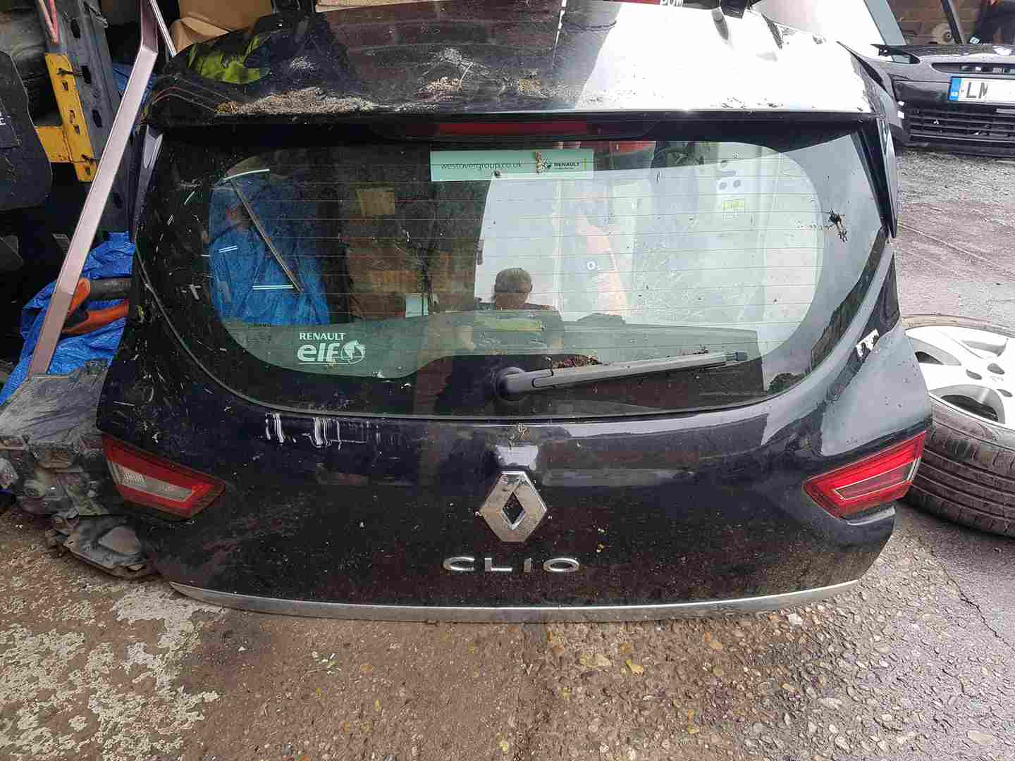 Thumb 2 Renault Clio MK4 2013-2018 Rear Boot Tailgate Black Tegne 00