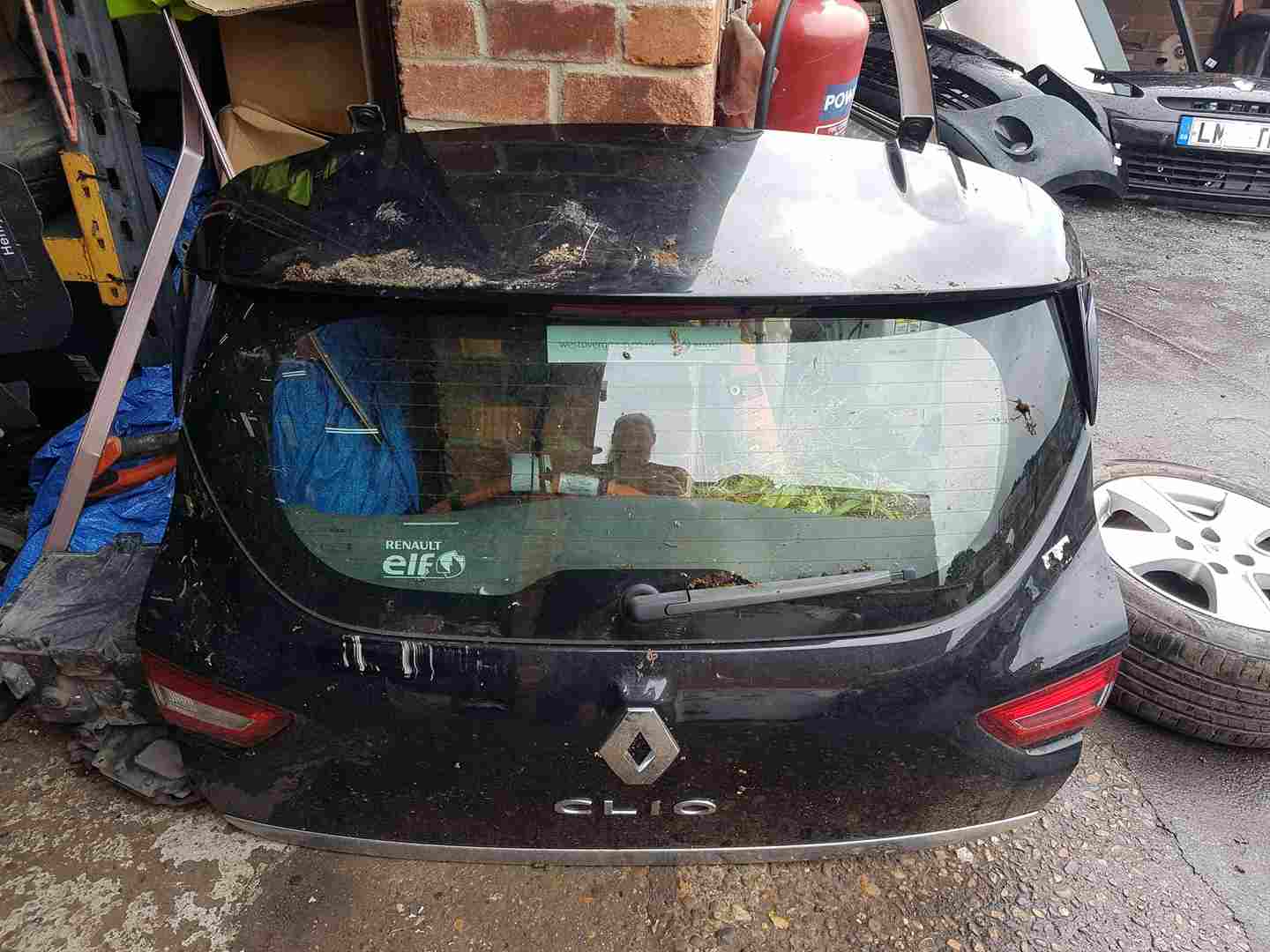 Renault Clio MK4 2013-2018 Rear Boot Tailgate Black Tegne 00