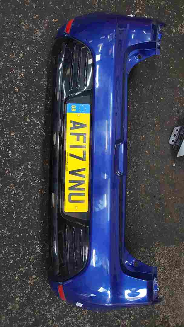 Thumb 2 Renault Clio MK4 2013-2018 Rear Bumper Blue Terqh No Parking Sensors