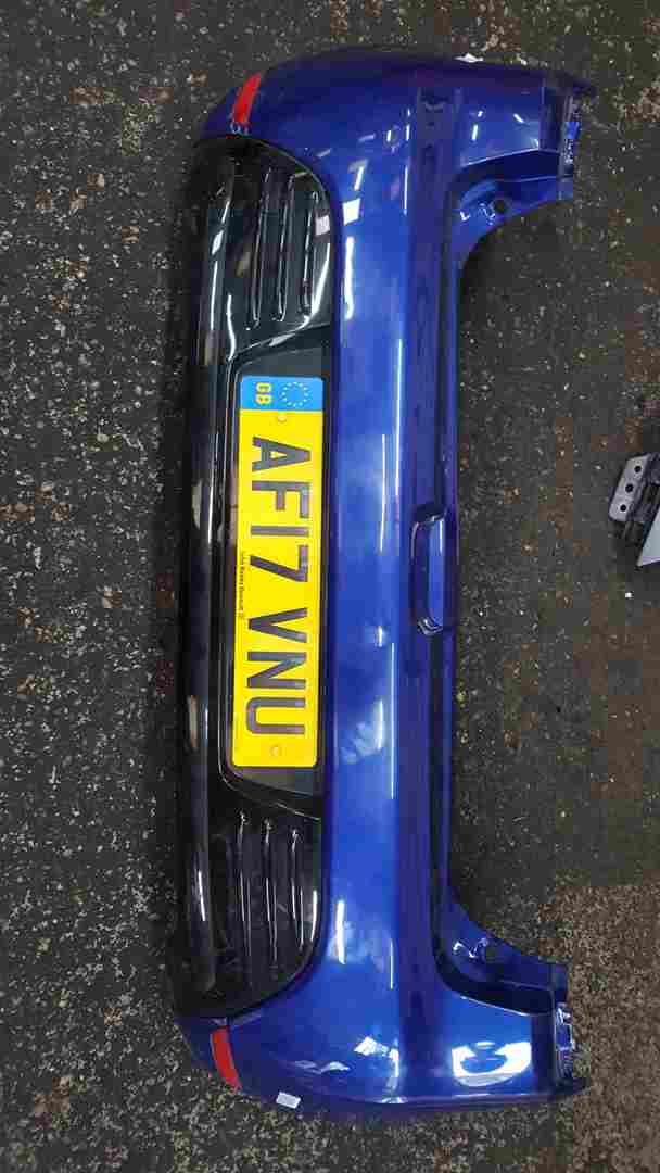 Thumb 3 Renault Clio MK4 2013-2018 Rear Bumper Blue Terqh No Parking Sensors