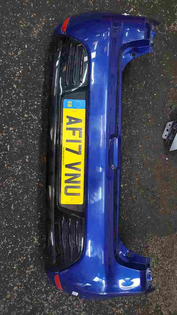 Thumb 4 Renault Clio MK4 2013-2018 Rear Bumper Blue Terqh No Parking Sensors