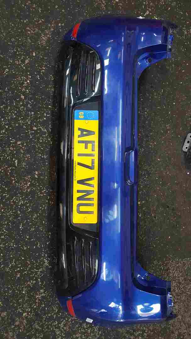 Thumb 5 Renault Clio MK4 2013-2018 Rear Bumper Blue Terqh No Parking Sensors