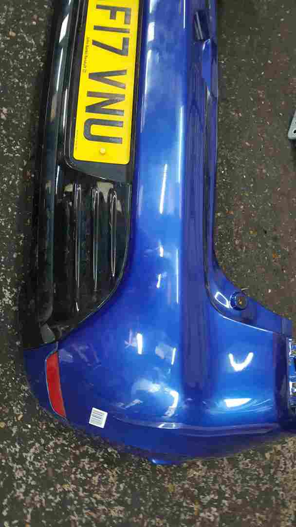 Thumb 7 Renault Clio MK4 2013-2018 Rear Bumper Blue Terqh No Parking Sensors