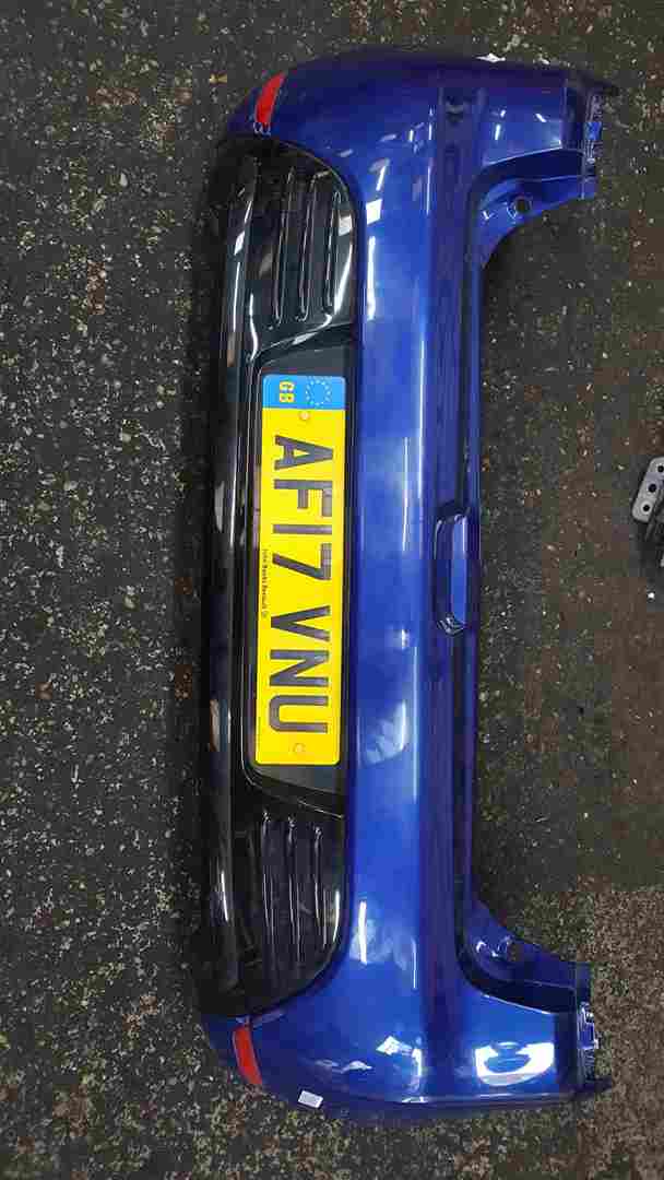 Renault Clio MK4 2013-2018 Rear Bumper Blue Terqh No Parking Sensors