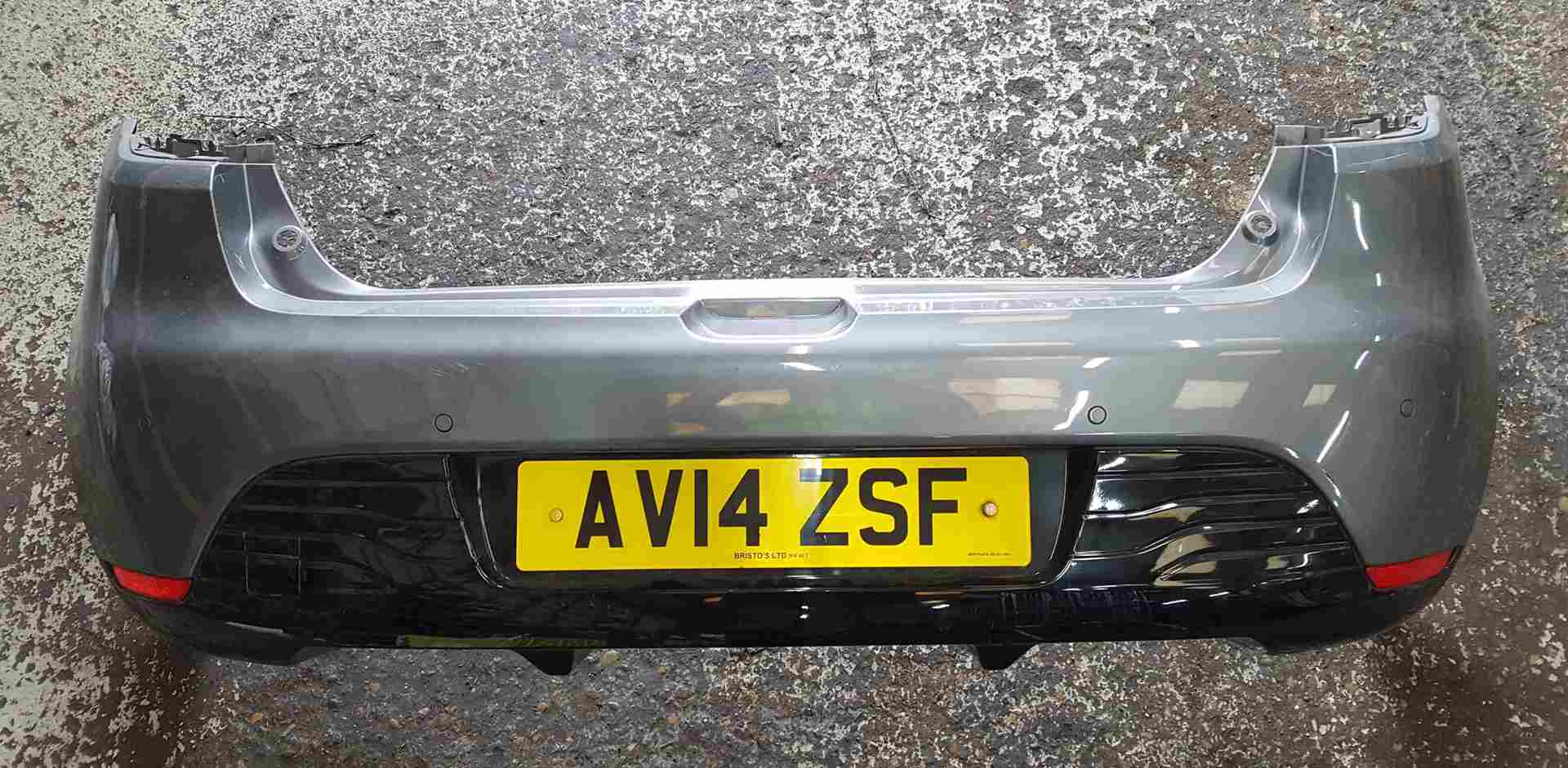 Renault Clio MK4 2013-2018 Rear Bumper Grey TEKNG