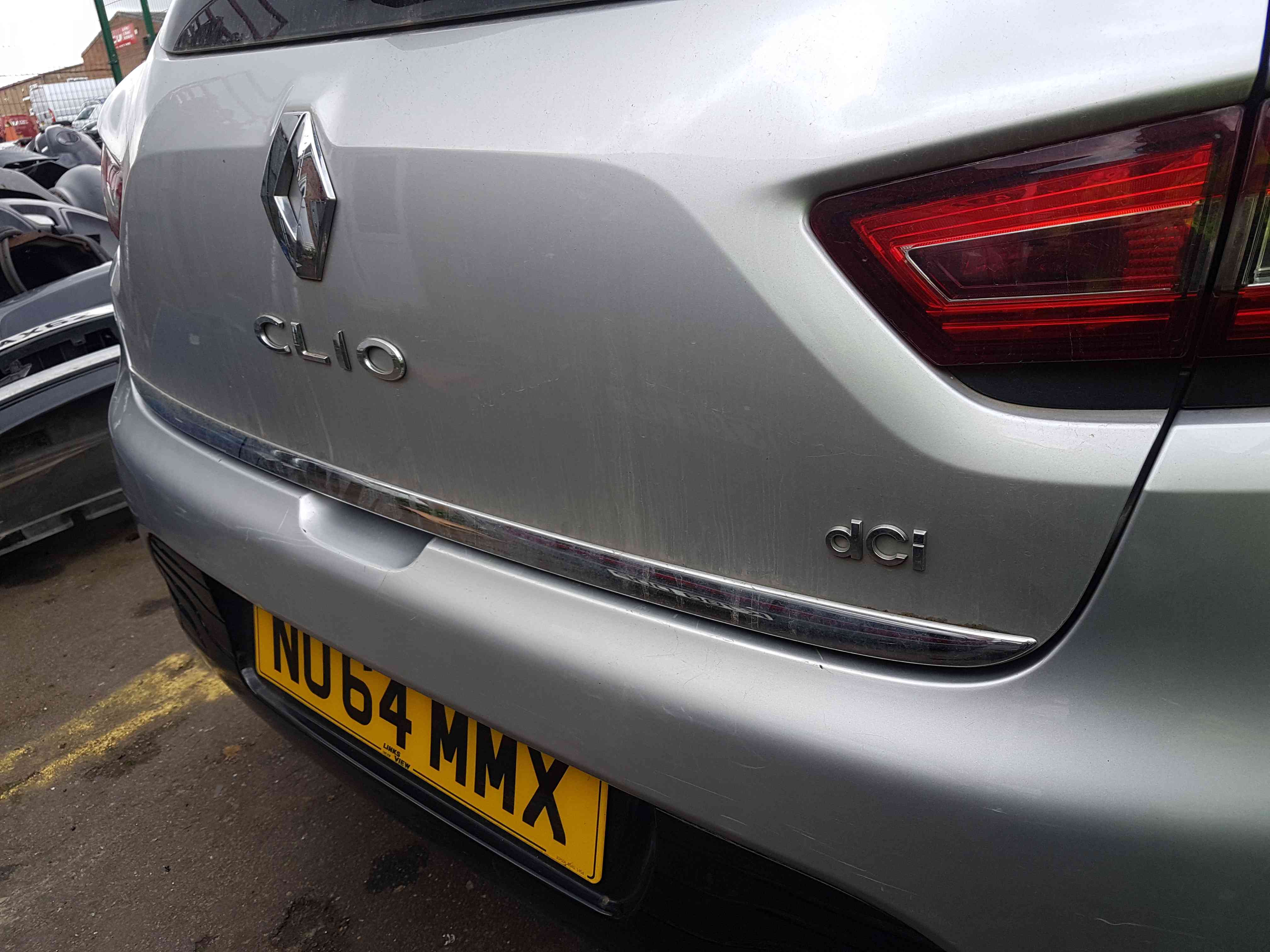 Thumb 7 Renault Clio MK4 2013-2018 Rear Tailgate Boot Silver Ted69 DCI