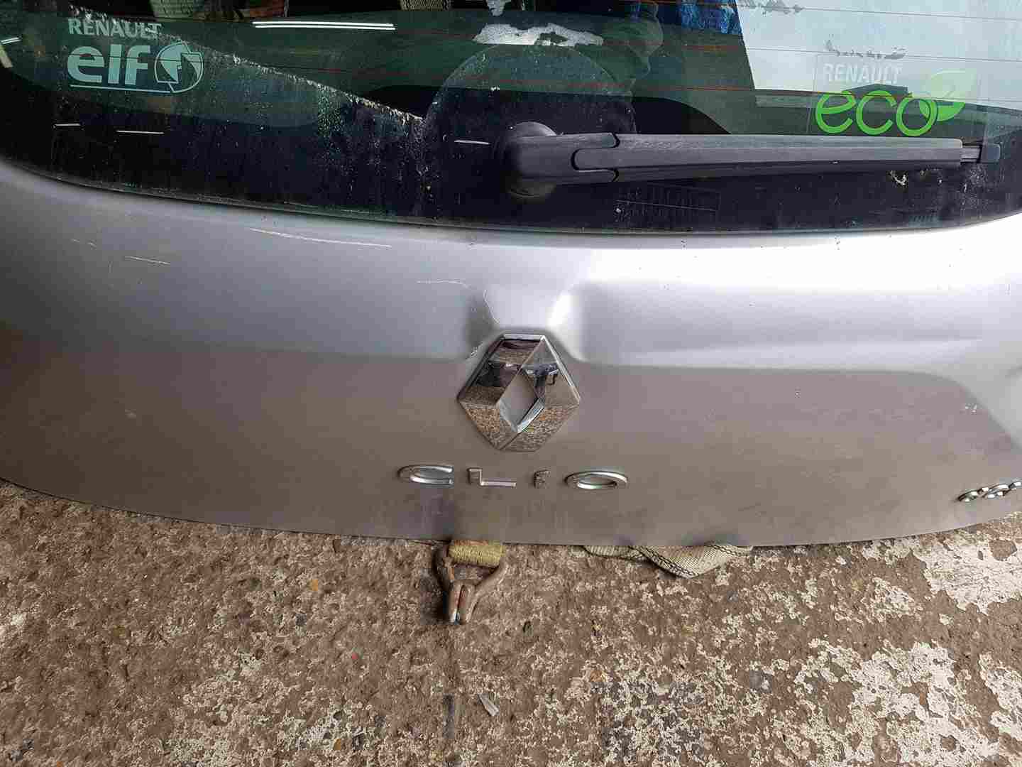 Thumb 2 Renault Clio MK4 2013-2018 Rear Tailgate Boot Silver Ted69 Slight Dent