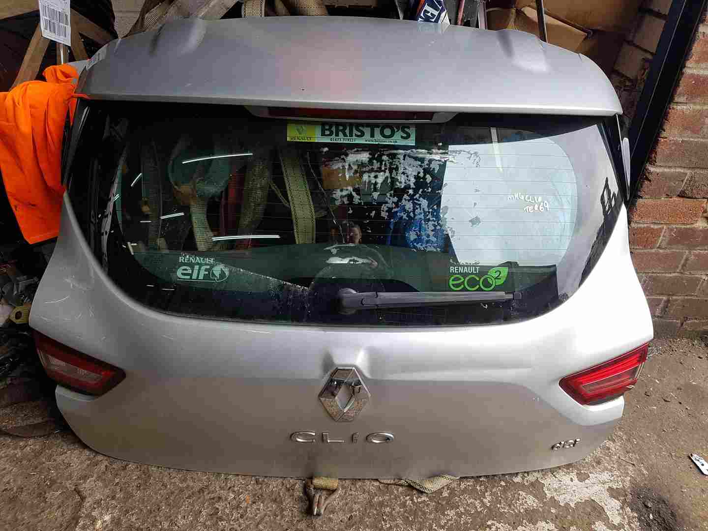 Renault Clio MK4 2013-2018 Rear Tailgate Boot Silver Ted69 Slight Dent