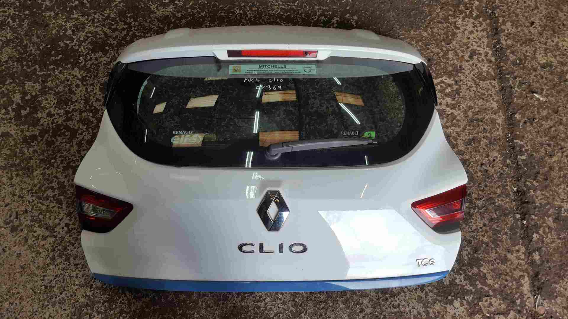 Renault Clio MK4 2013-2018 Rear Tailgate Boot White OV369