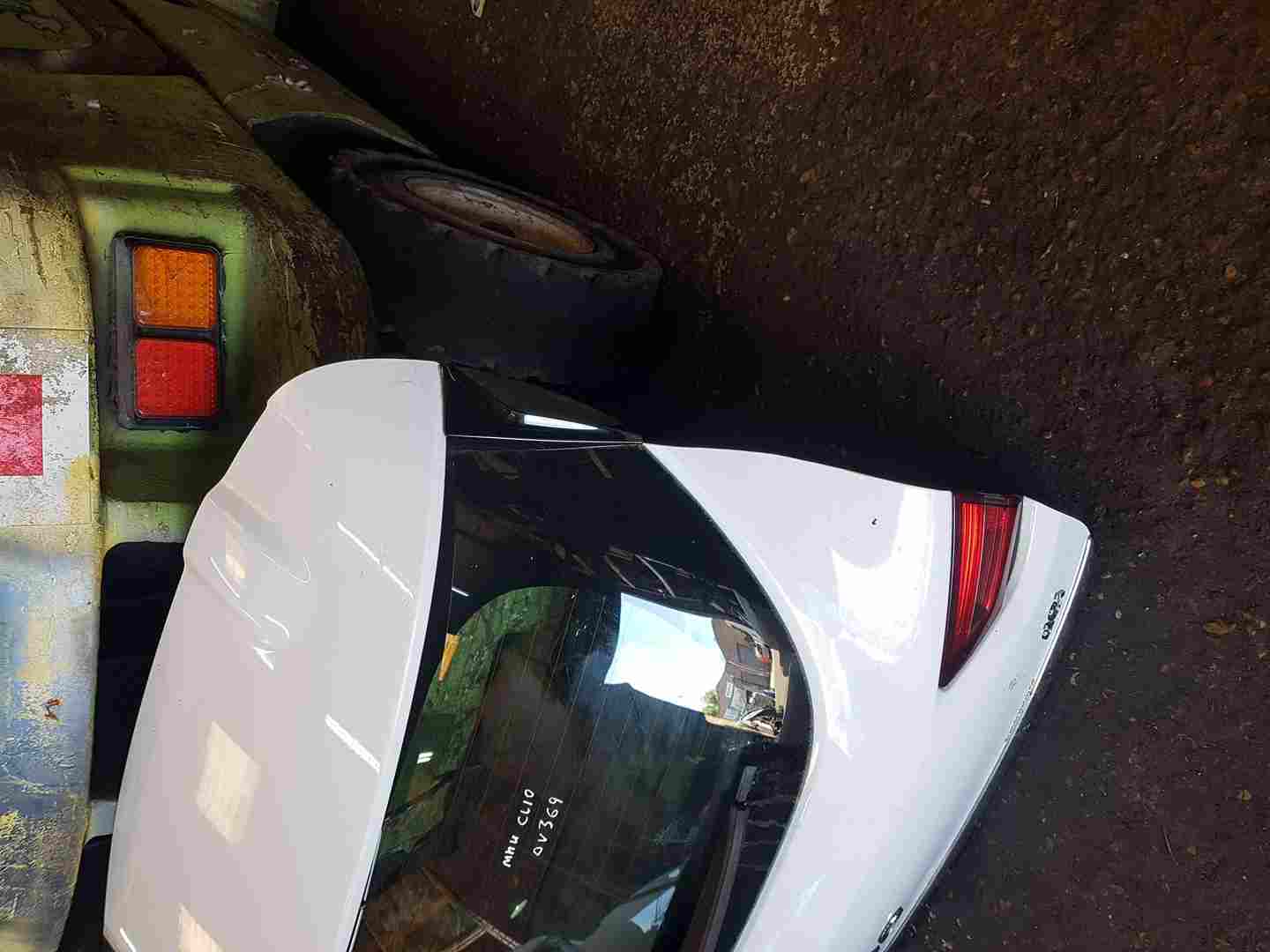 Thumb 2 Renault Clio MK4 2013-2018 Rear Tailgate Boot White Ov369